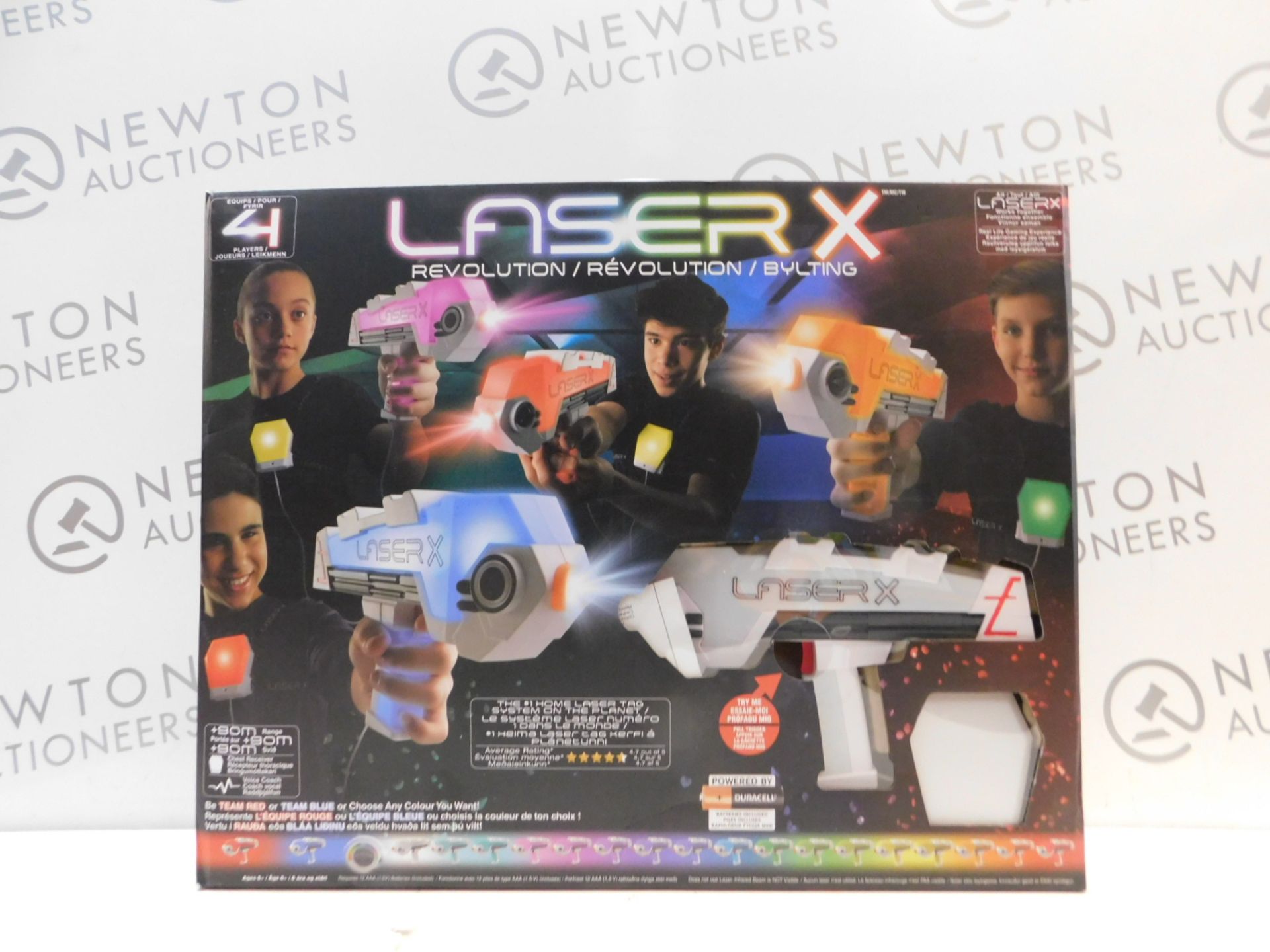 1 BOXED LASER X LASER MICRO LASTER BLASTER 4 PLAYER GAMING SET RRP Â£79.99