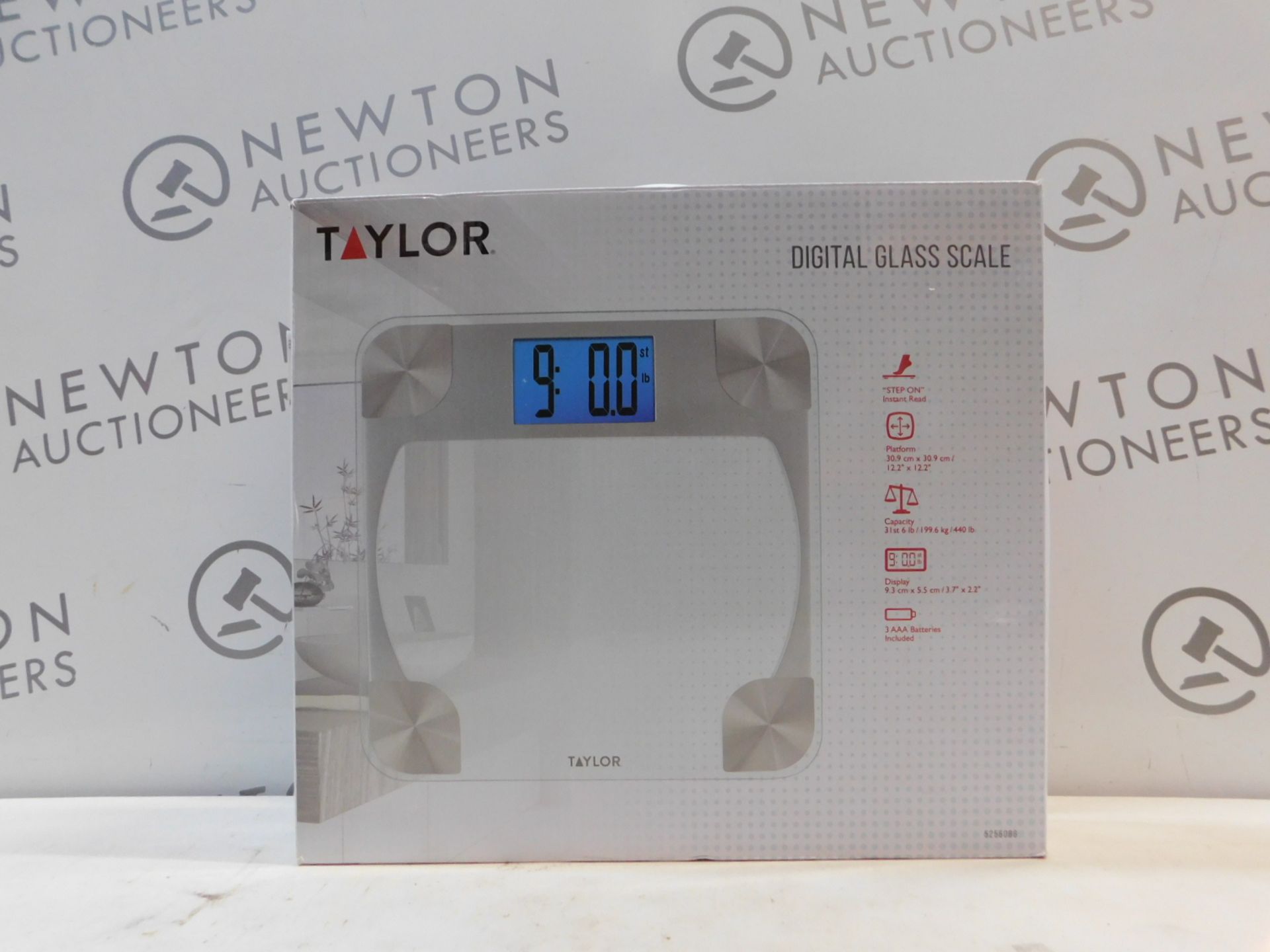 1 BOXED TAYLOR DIGITAL GLASS SCALE RRP Â£29.99