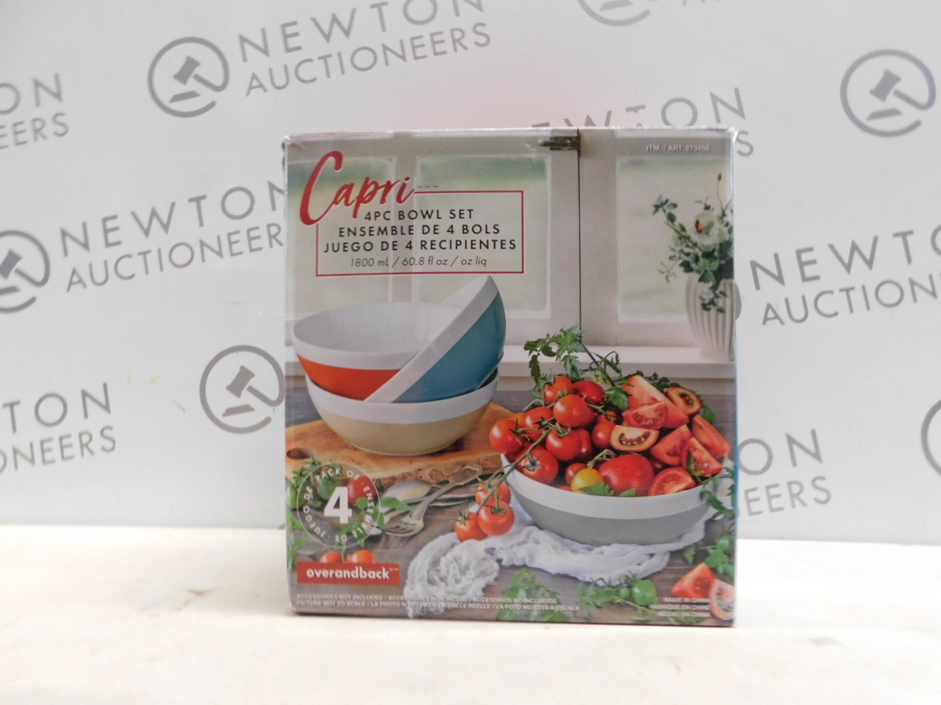 1 BOXED OVER AND BACK CAPRI 4PC BOWL SET RRP Â£39.99