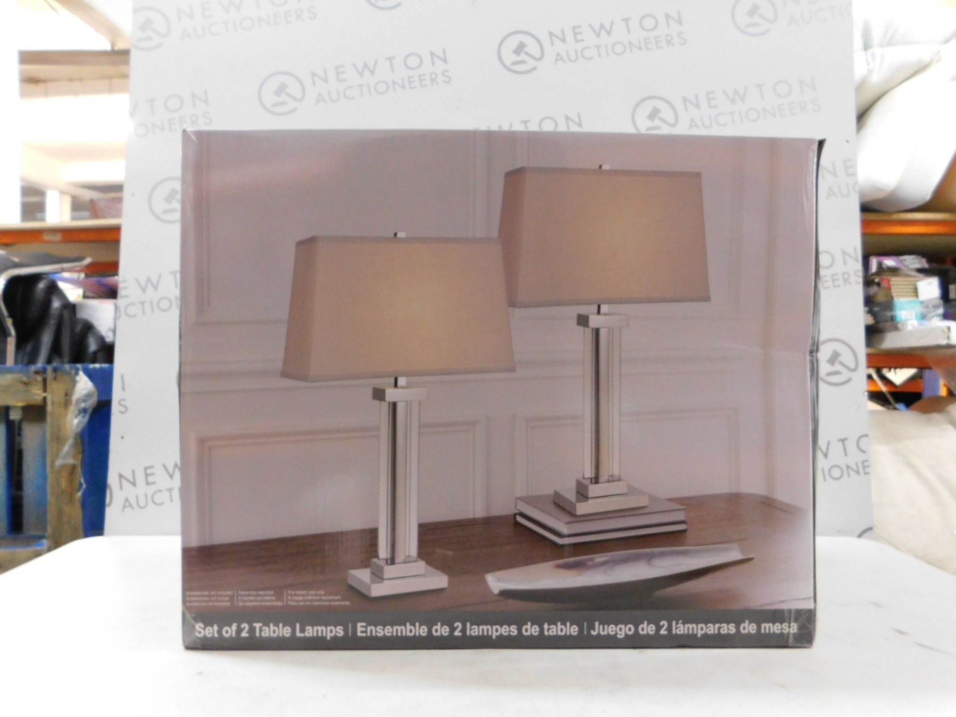 1 BOXED BRIDGEPORT DESIGNS CRYSTAL TABLE LAMPS RRP Â£119.99