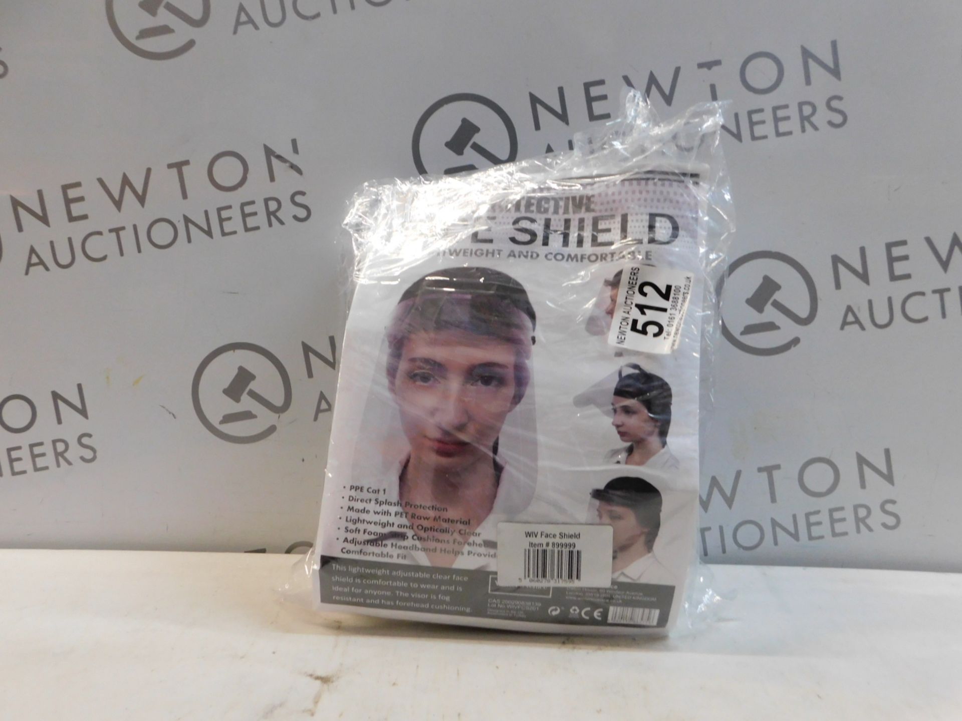1 BRAND NEW PACK OF 4 PROTECTIVE FACE SHIELDS RRP Â£19