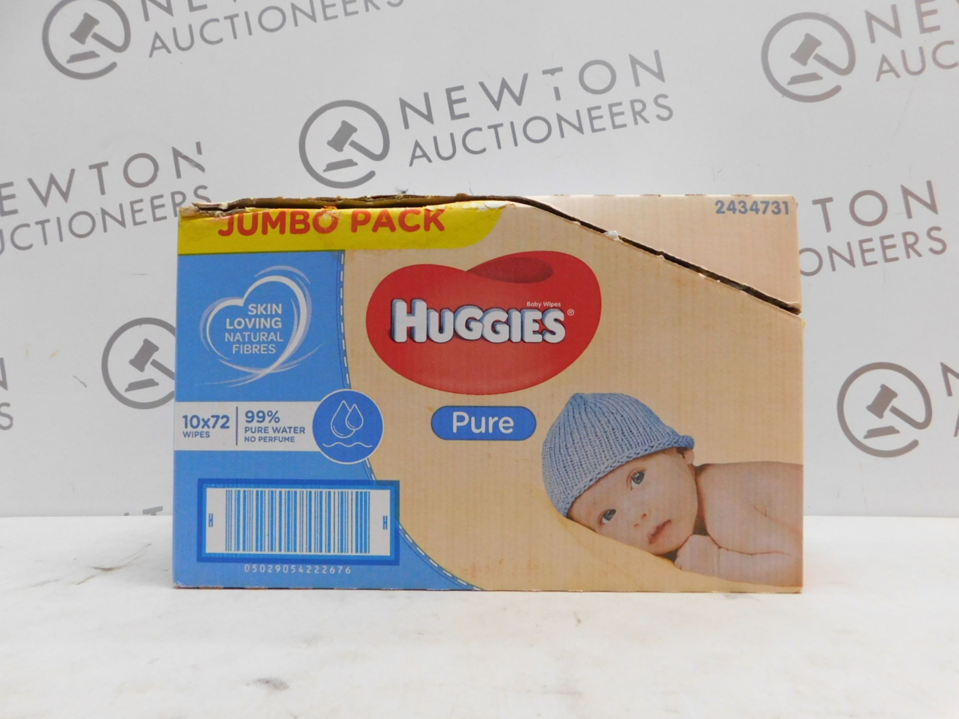 1 BOXED HUGGIES 10PK (APPROX) PURE WATER WIPES RRP RRP Â£24.99
