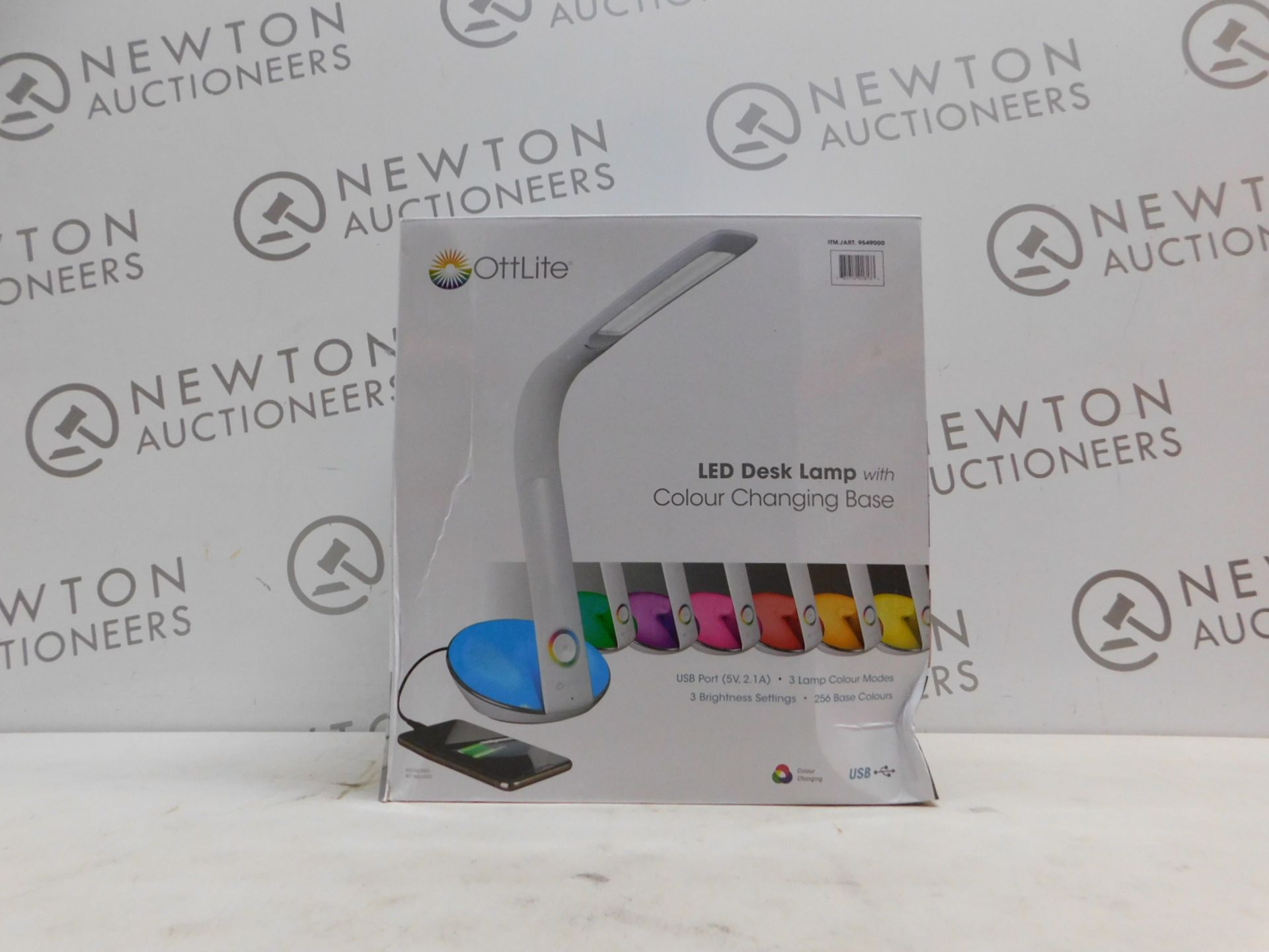 1 BOXED OTTLITE LED DESK LAMP WITH COLOUR CHANGING BASE RRP Â£49.99