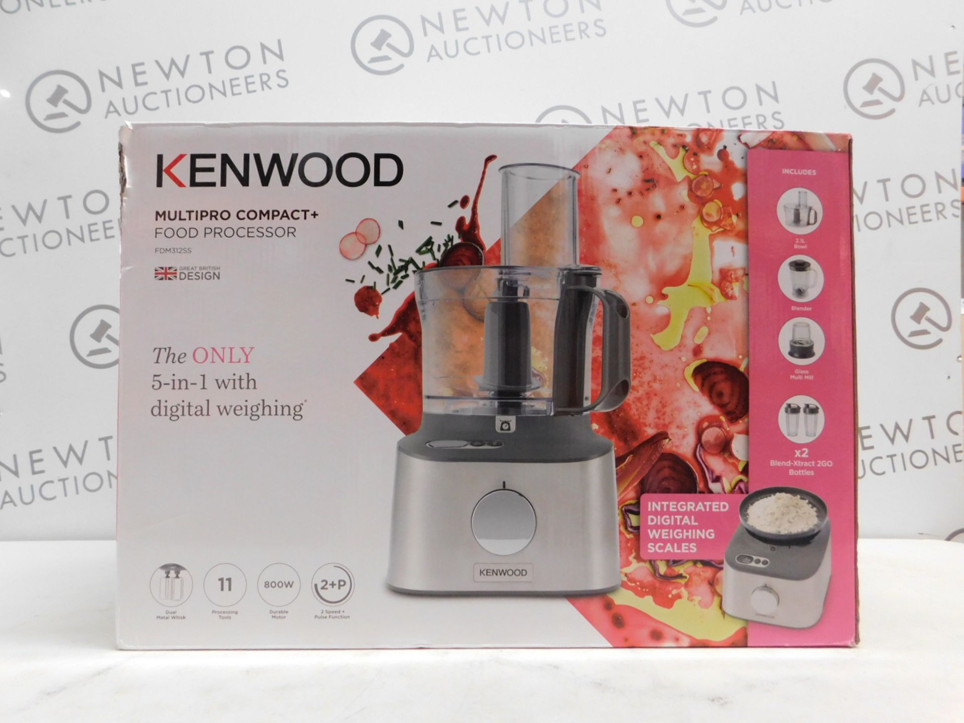 1 BOXED KENWOOD FDM312SS MULTIPRO COMPACT+ FOOD PROCESSOR Â£179