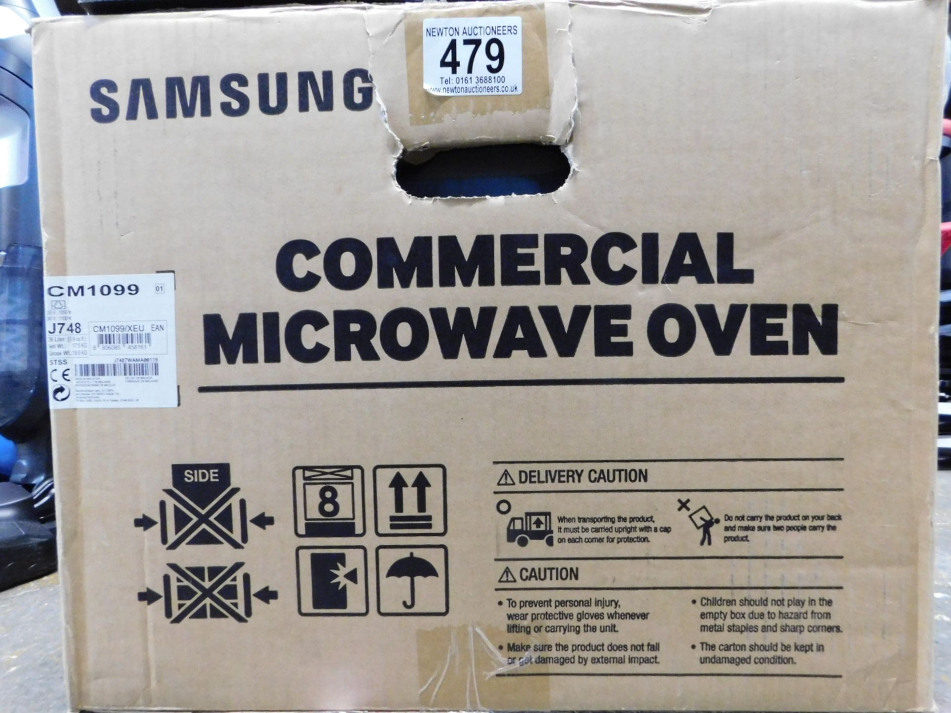 1 BOXED SAMSUNG CM1099 COMMERCIAL MICROWAVE OVEN 1100W, 26L RRP Â£299