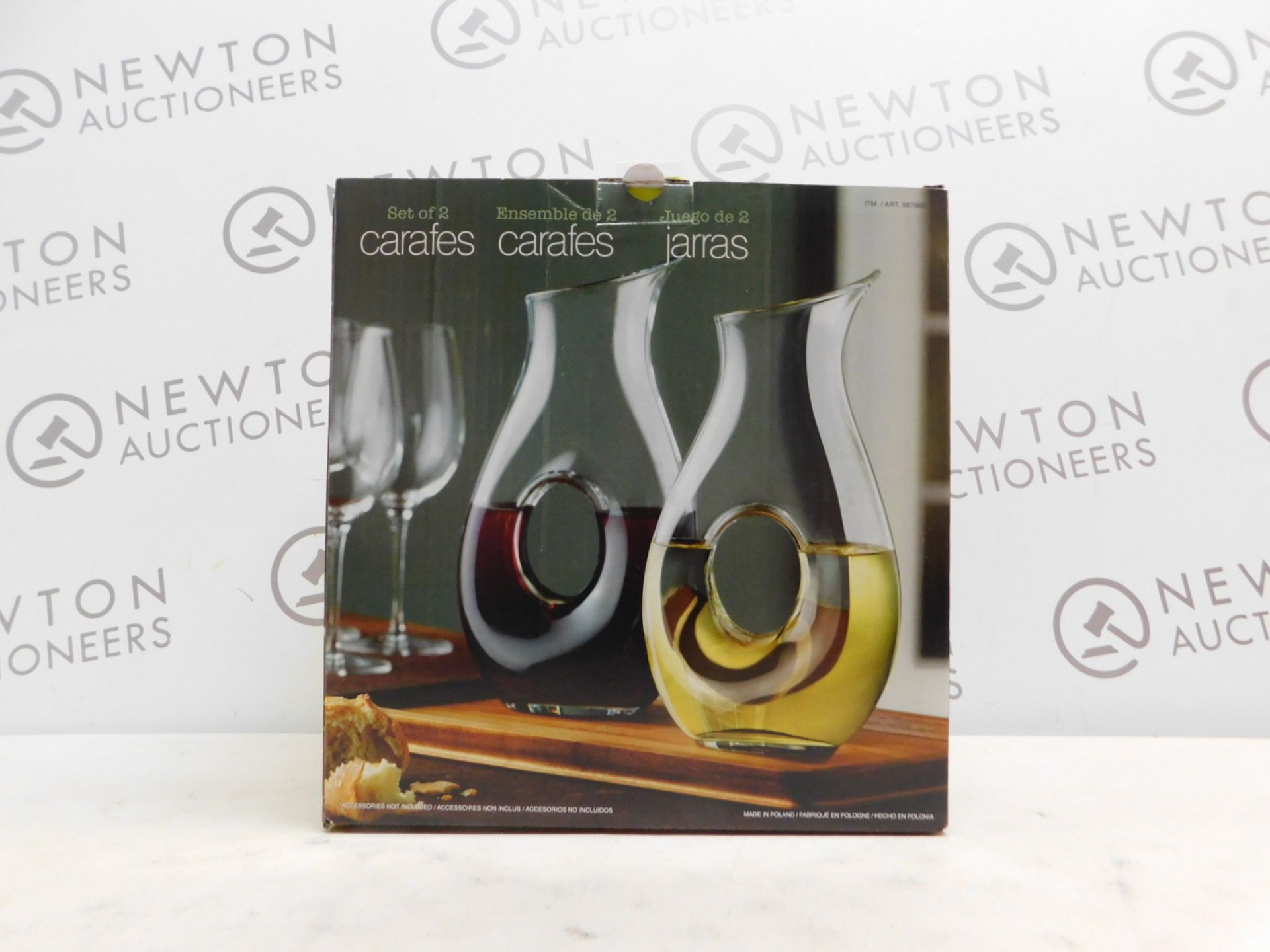 1 BOXED GLASS CARAFE RRP Â£29.99 (1 IN BOX)