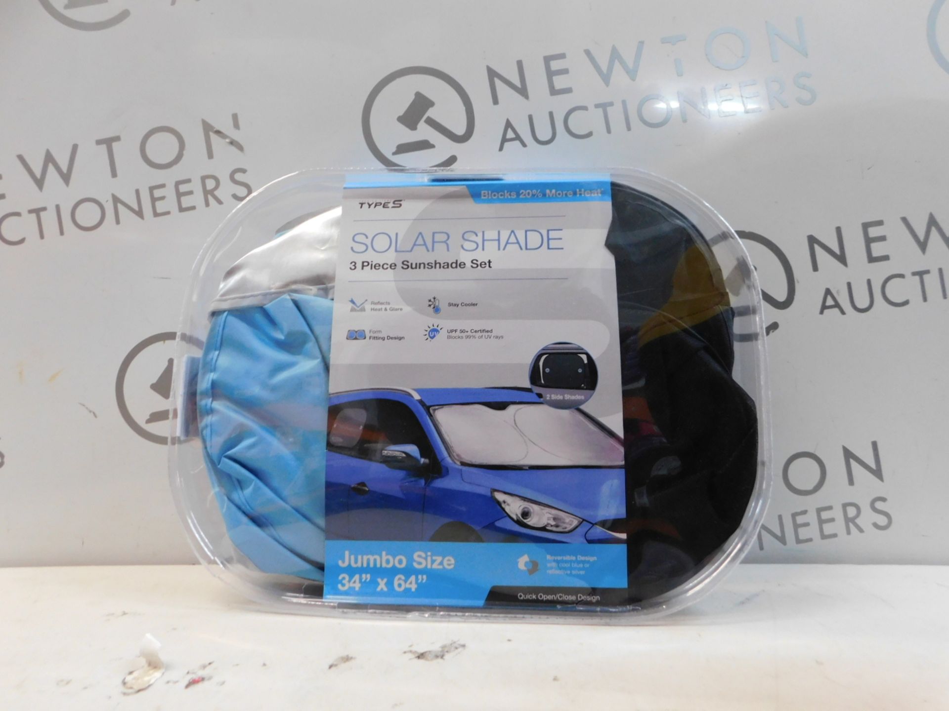 BRAND NEW PACKS OF TYPE-S SOLAR SHADE 3 PIECE SUNSHADE SET RRP Â£19.99