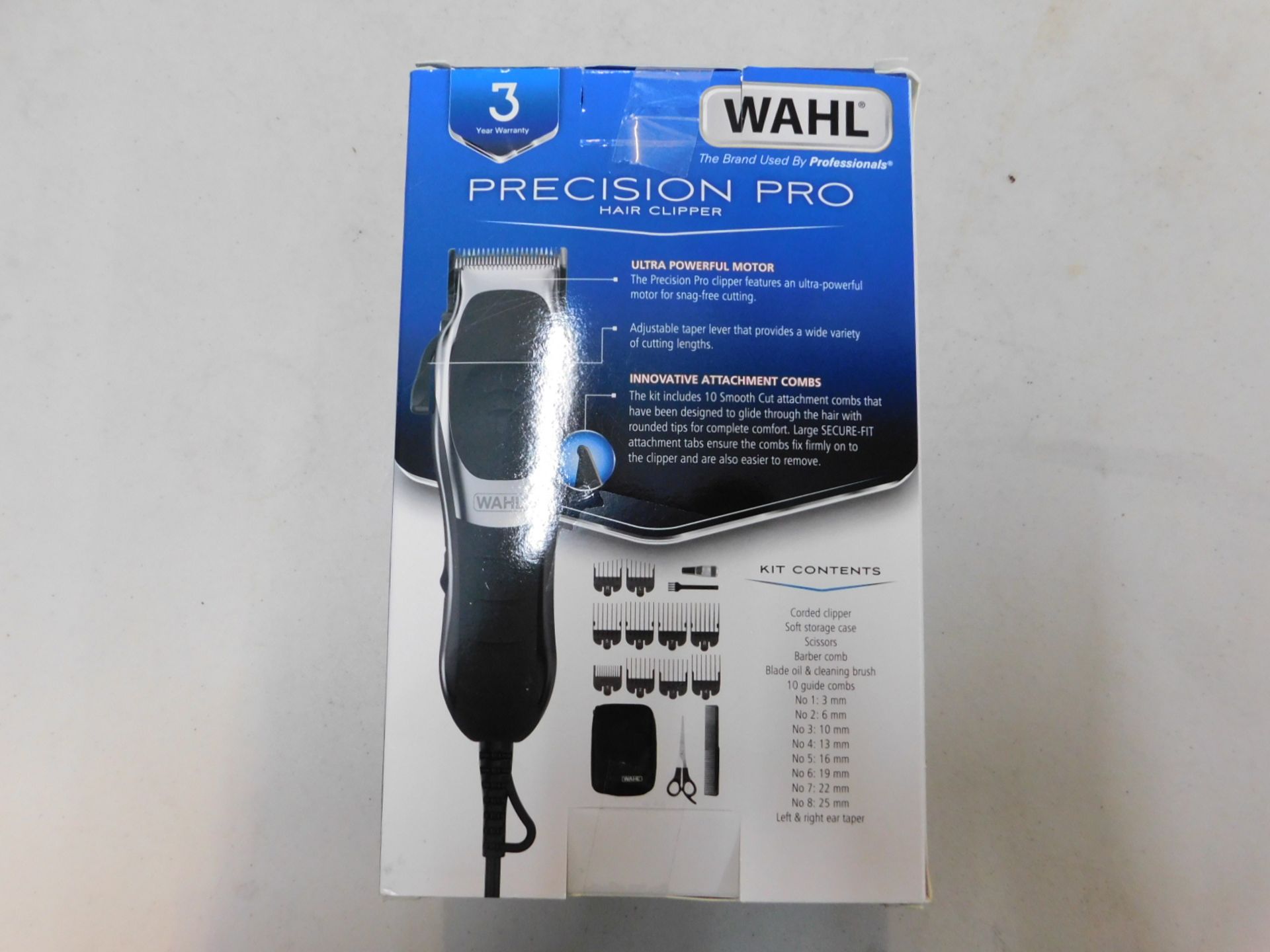 1 BOXED WAHL PRECISION PRO HAIR CLIPPER KIT RRP Â£64.99