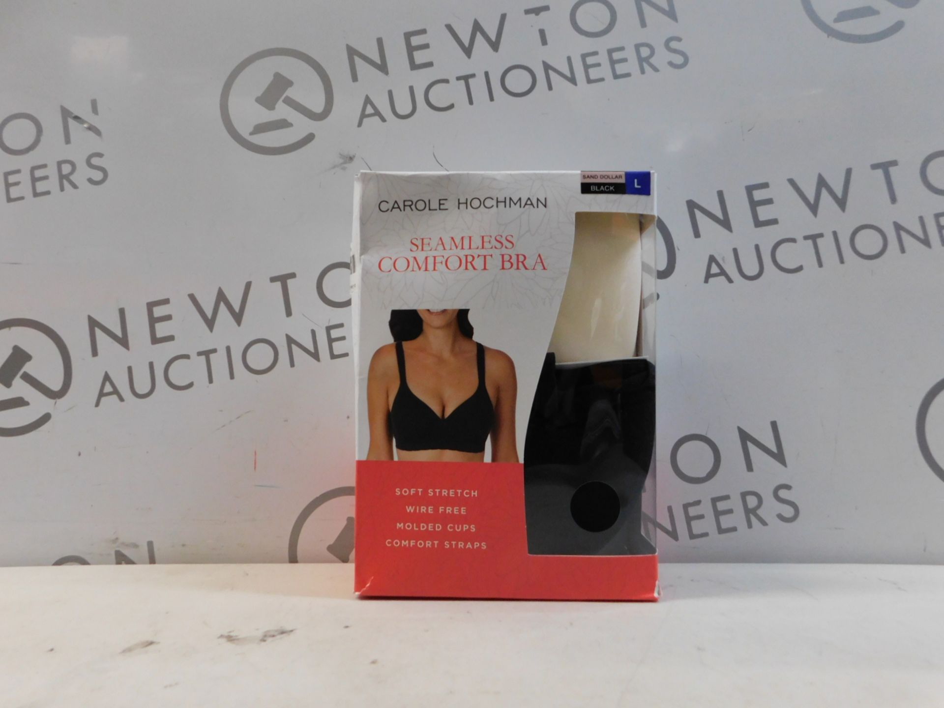 1 BOXED CAROLE HOOCHMAN 2PK SEAMLESS COMFORT BRA SIZE L RRP Â£29.99