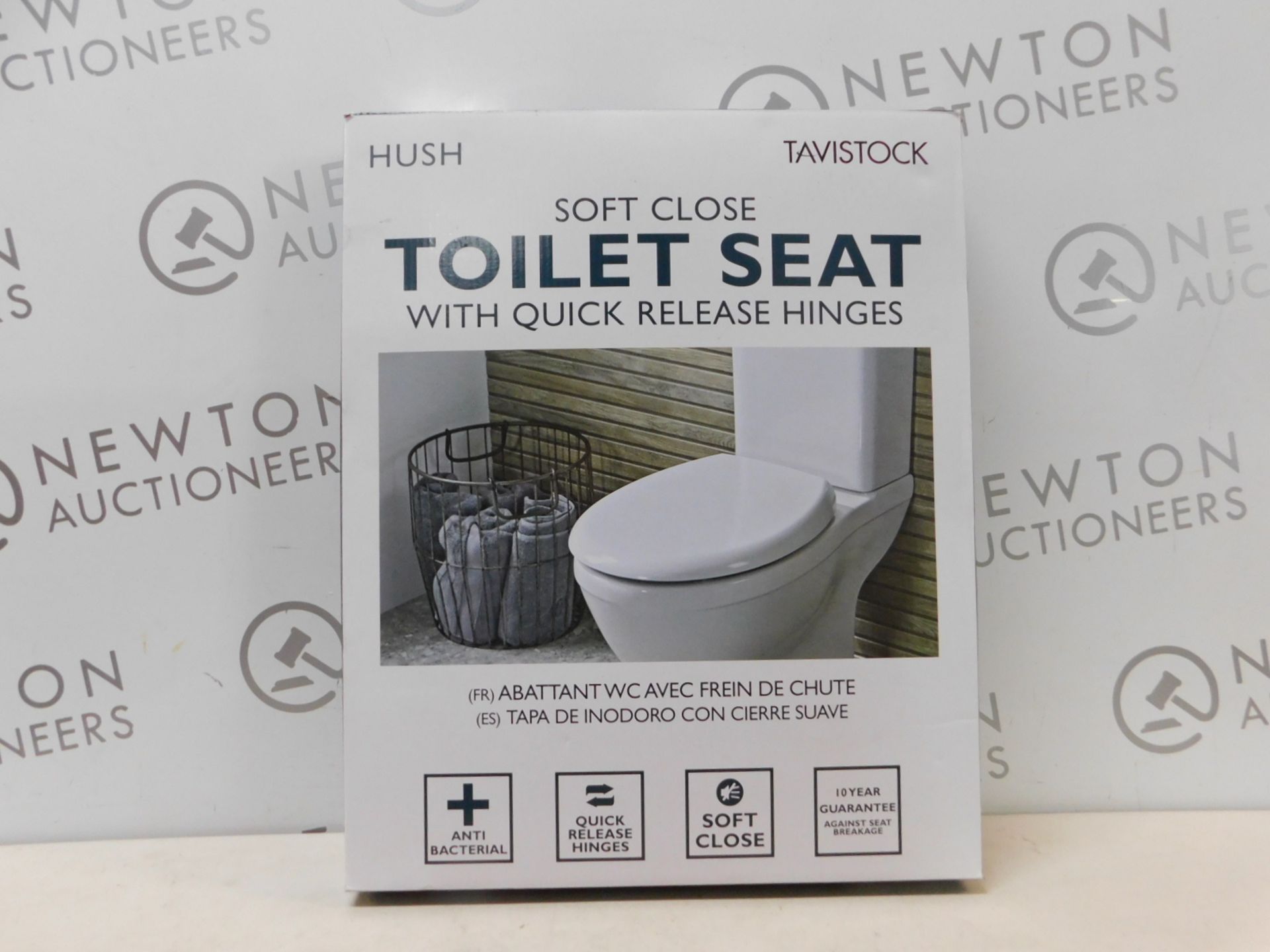 1 BOXED TAVISTOCK HUSH SOFT CLOSE QUICK RELEASE TOILET SEAT RRP Â£39.99