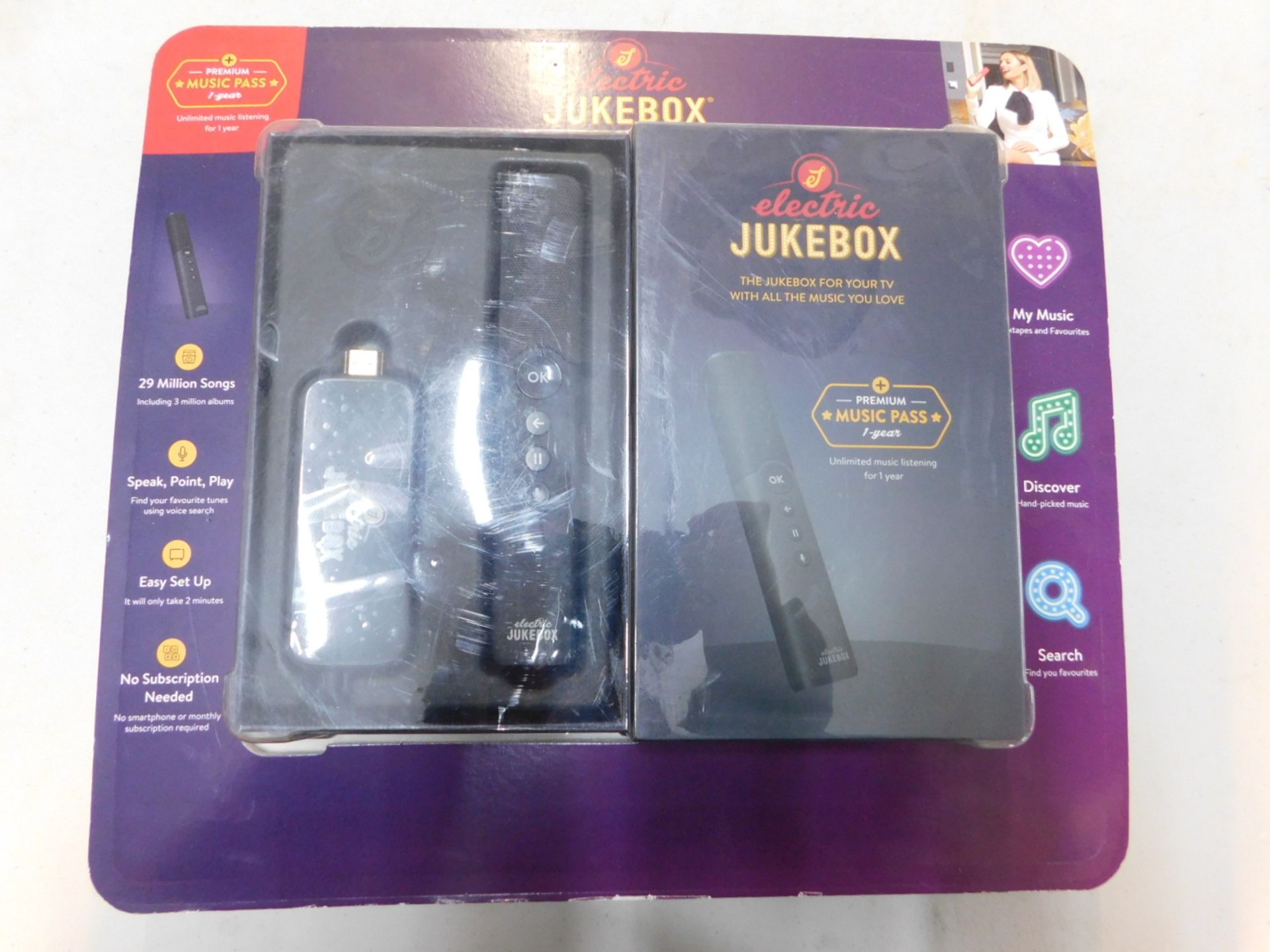 1 PACK OF ELECTRIC JUKEBOX STICK WITH REMOTE CONTROL RRP Â£199