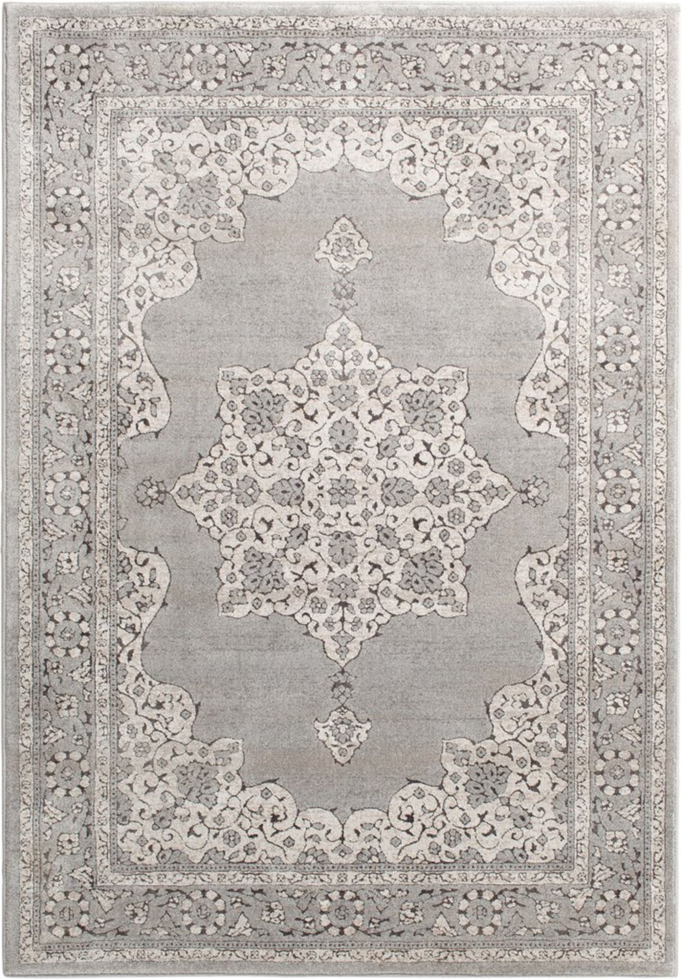 1 CLEARWATER DOVE MUSHROOM PATTERNED AREA RUG (200CM X 290CM) RRP Â£199 (GENERIC IMAGE GUIDE)