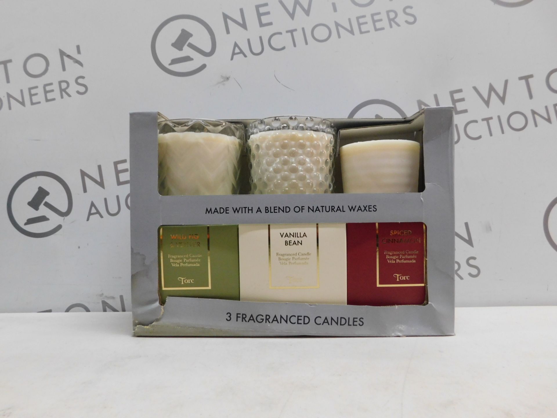 1 BOXED SET OF 3 TORC VARIETY FRAGRANCED CANDLES WITH GIFT BOXES RRP Â£39.99