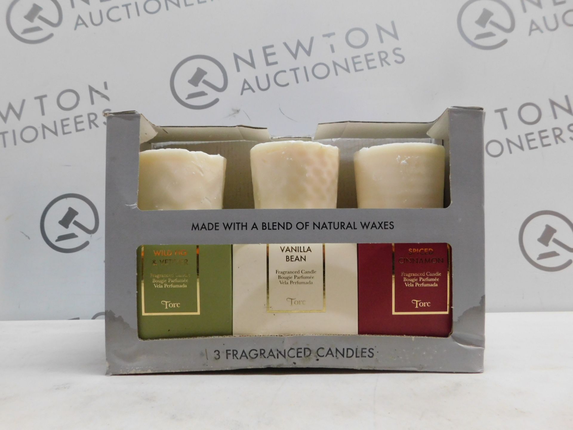 1 BOXED SET OF 3 TORC VARIETY FRAGRANCED CANDLES WITH GIFT BOXES RRP Â£39.99