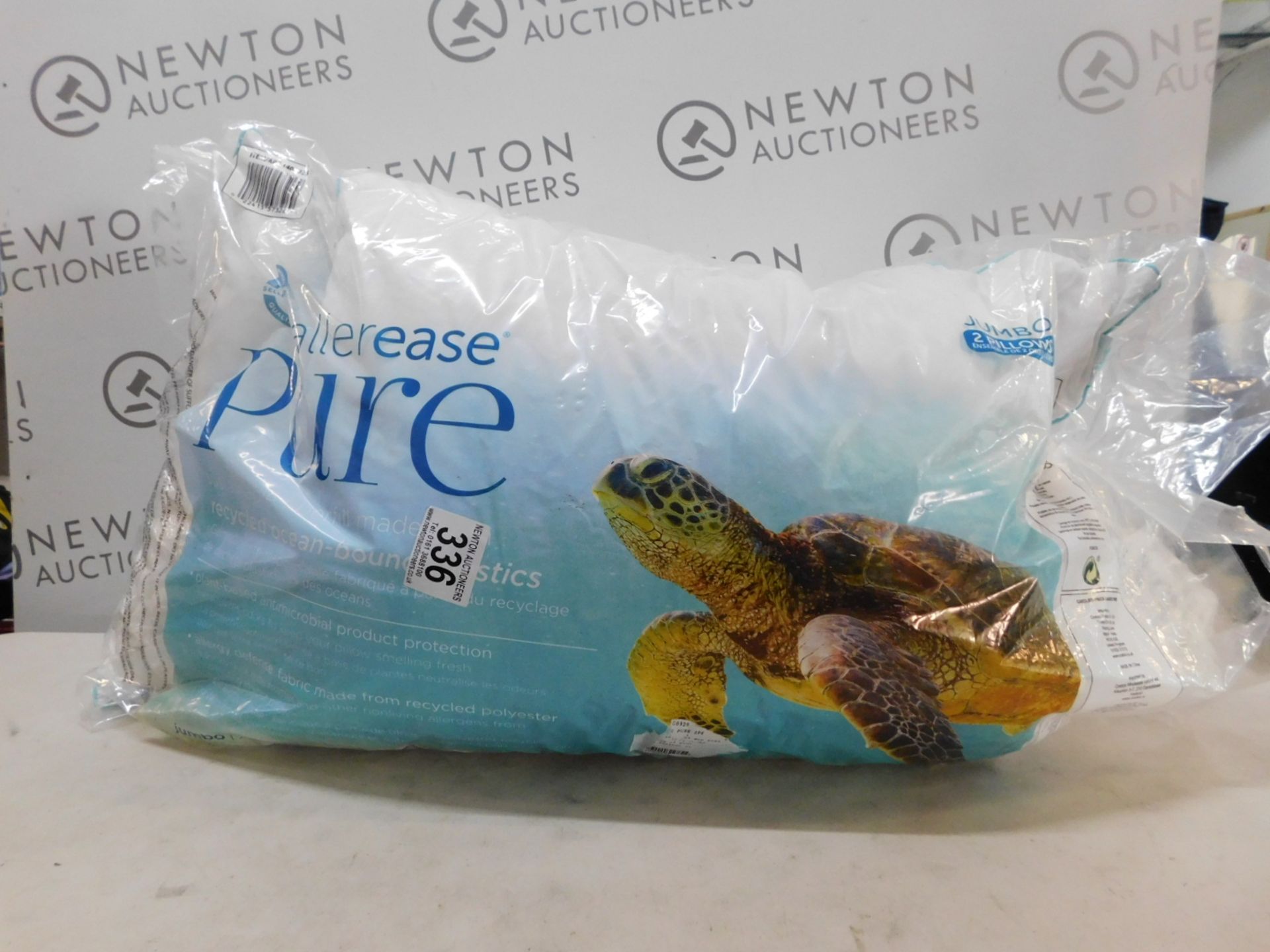 1 BAGGED PAIR OF ALLEREASE PURE PILLOWS RRP Â£19.99