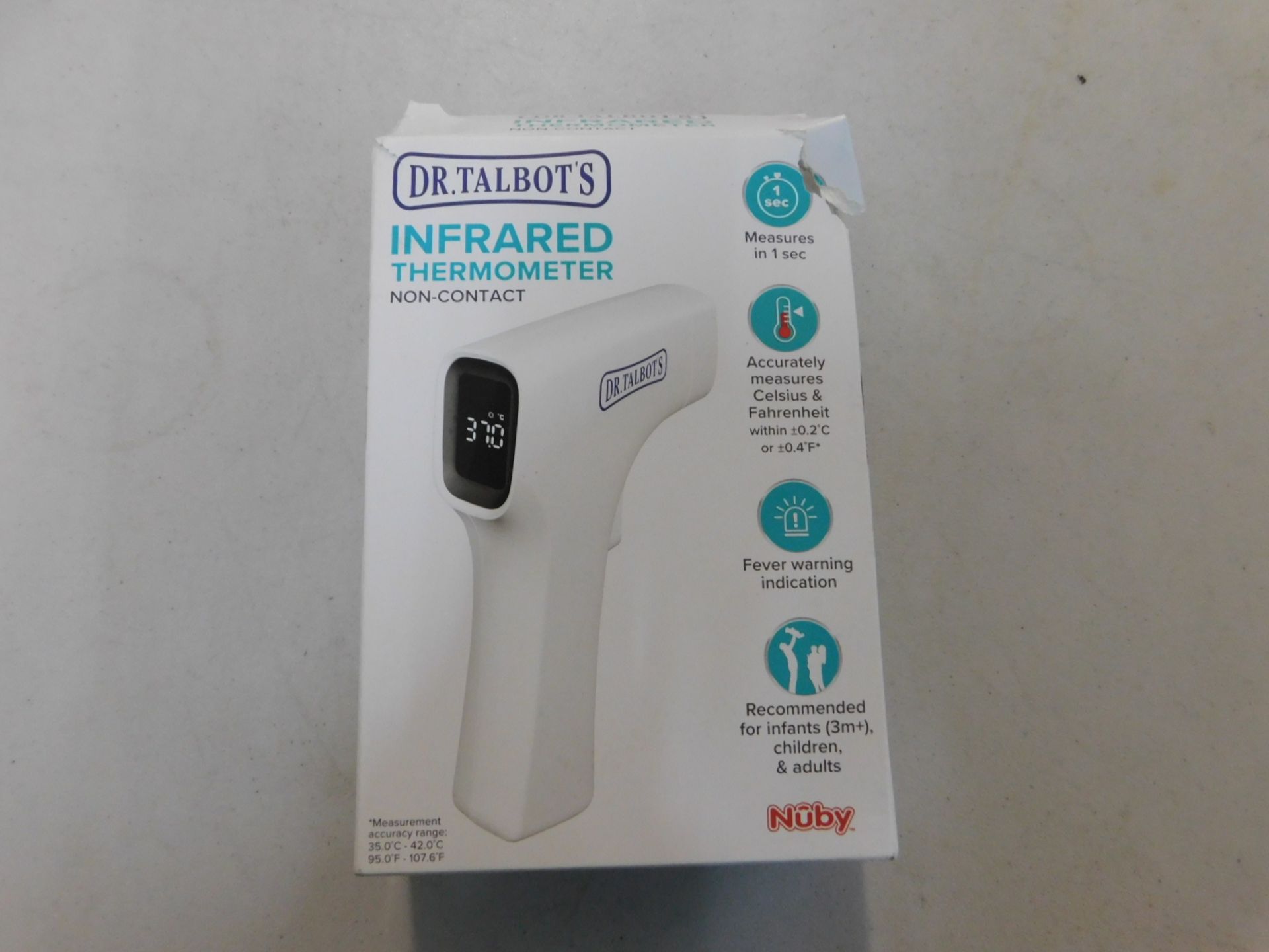 1 BOXED DR TALBOTS INFRARED THERMOMETER NON-CONTACT RRP Ã‚Â£79.99