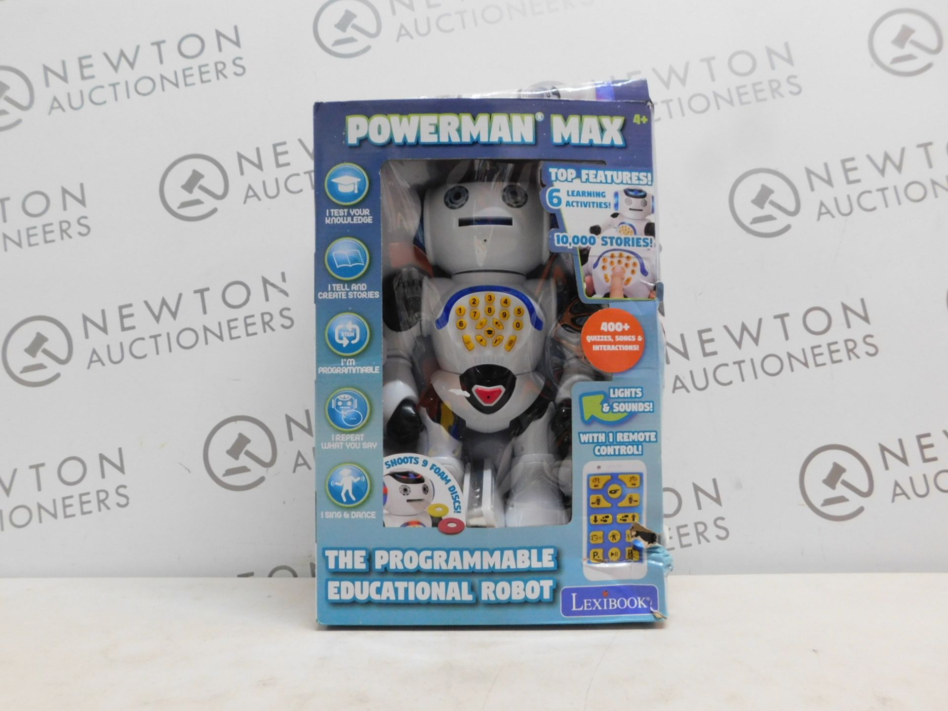 1 BOXED LEXIBOOK POWERMAN EDUCATIONAL REMOTE CONTROL TOY ROBOT RRP Â£49.99