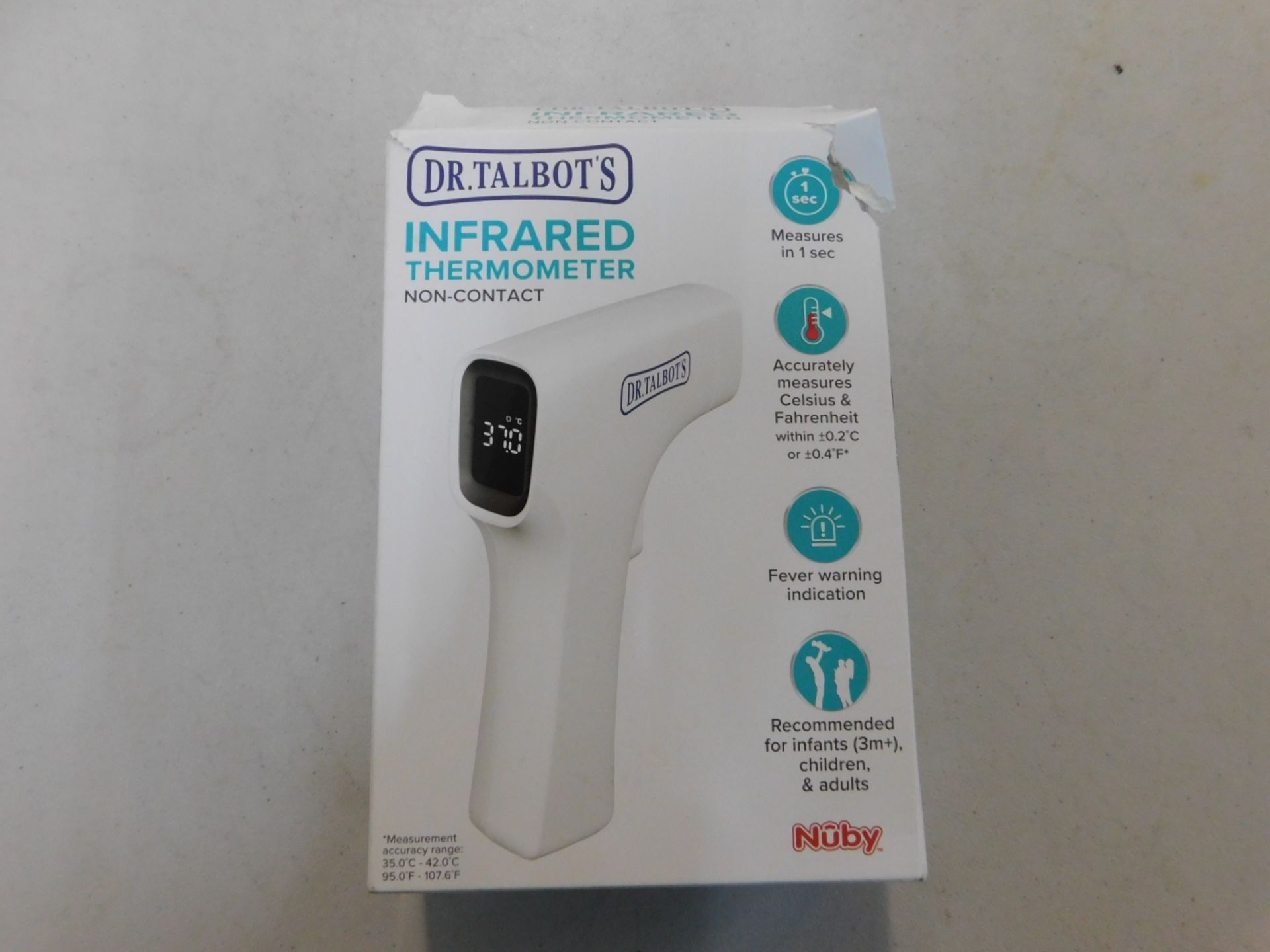 1 BOXED DR TALBOTS INFRARED THERMOMETER NON-CONTACT RRP Ã‚Â£79.99