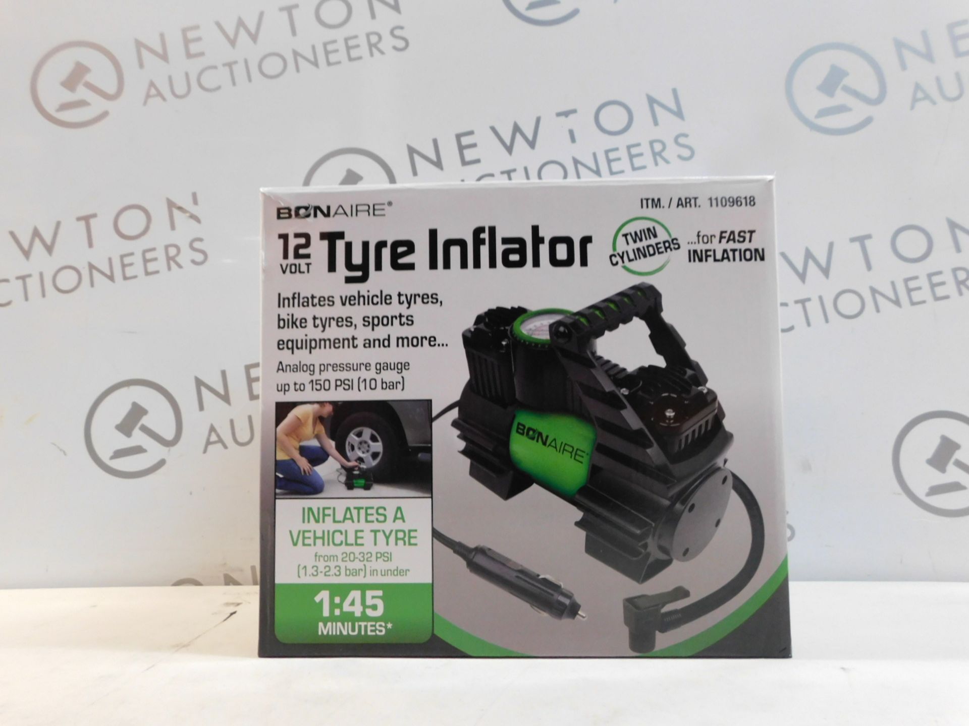 1 BOXED BONAIRE TC12CUK 12 VOLT INFLATOR RRP Â£49.99