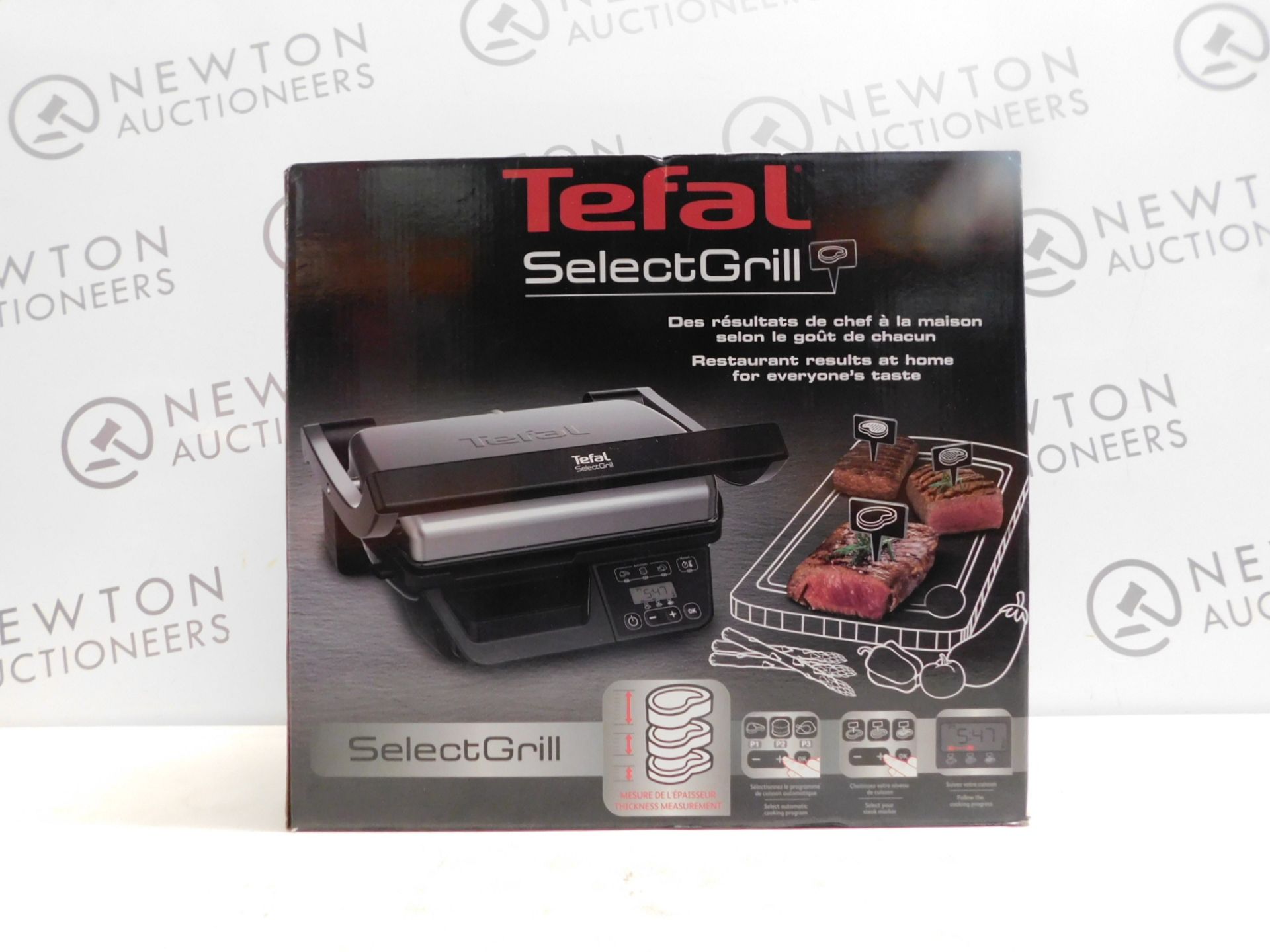 1 BOXED TEFAL SELECT GRILL ELECTRIC HEALTH GRILL RRP Â£199