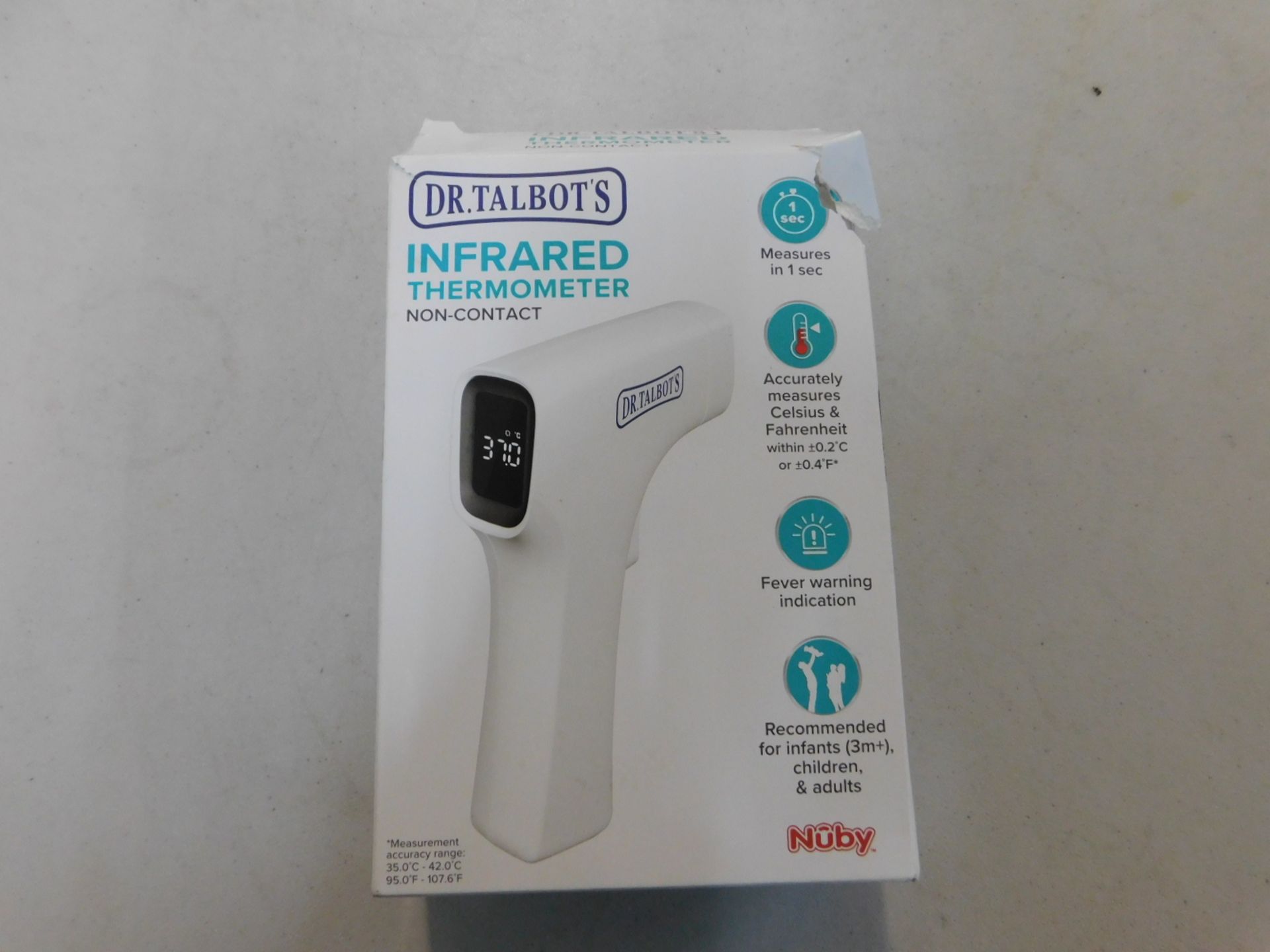 1 BOXED DR TALBOTS INFRARED THERMOMETER NON-CONTACT RRP Ã‚Â£79.99