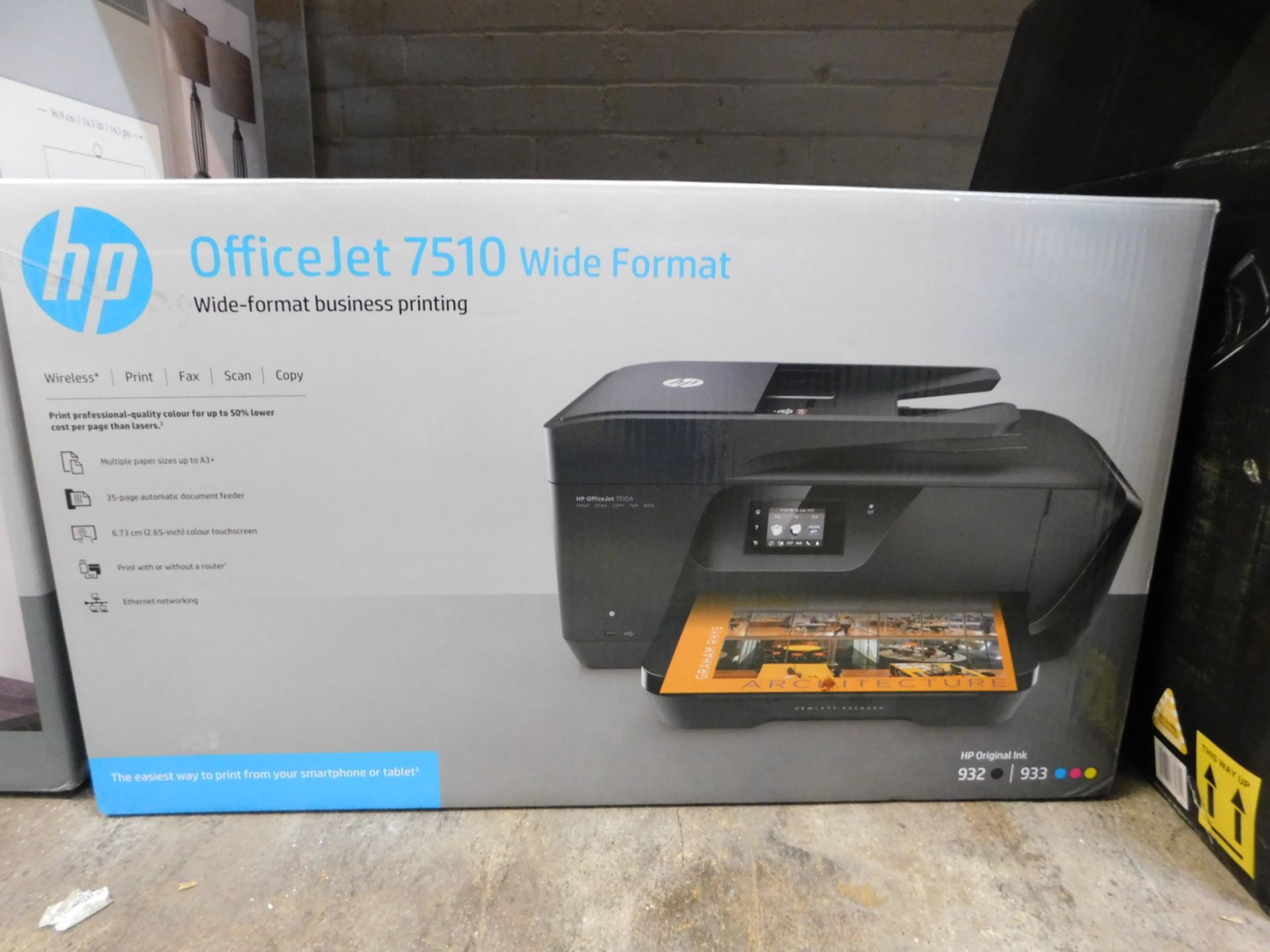 1 BOXED HP OFFICEJET PRO 7510 WIDE FORMAT ALL IN ONE PRINTER RRP Â£199