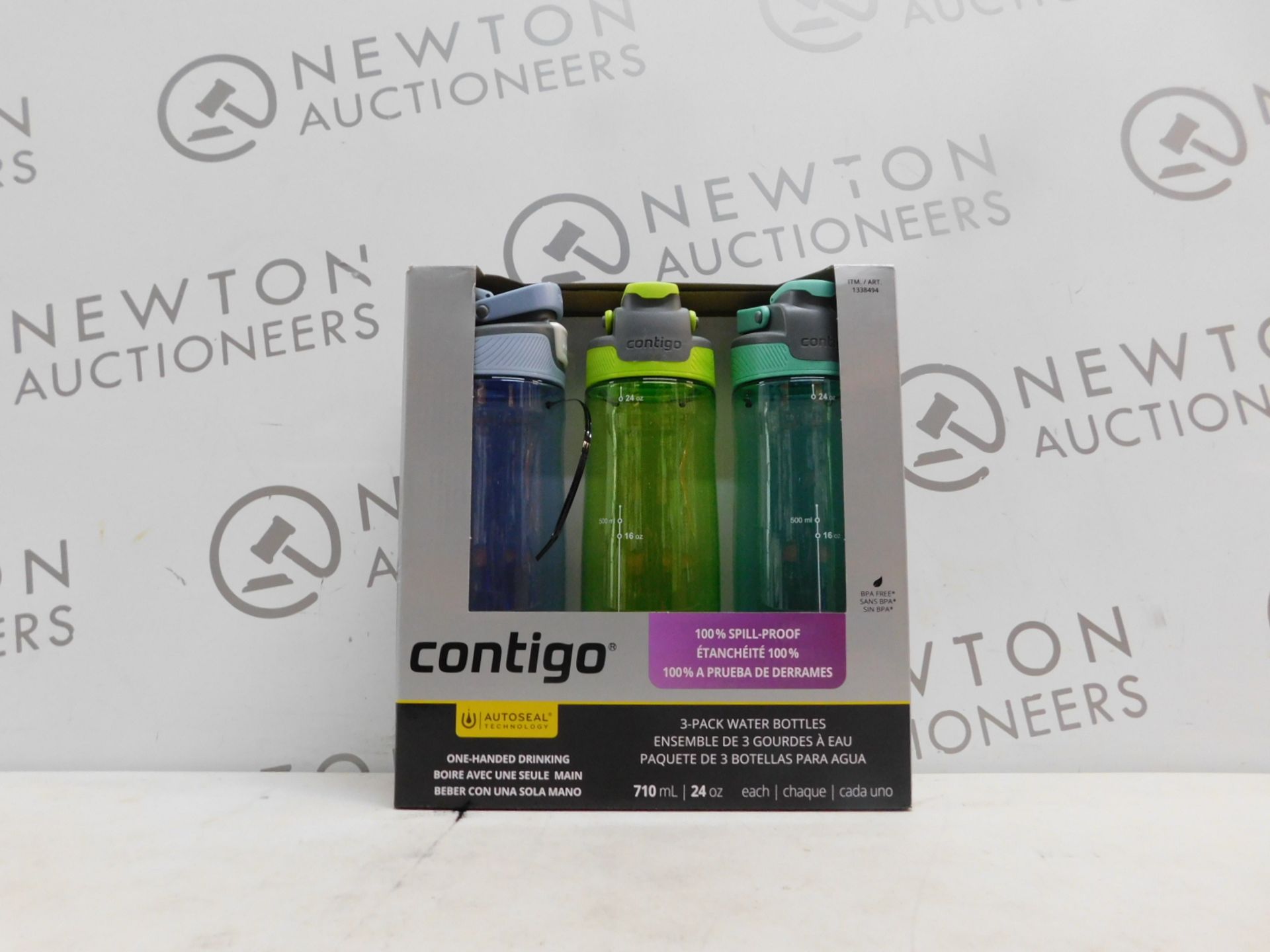 1 BOXED PACK OF 3 CONTIGO DRINKS BOTTLES RRP Â£39.99