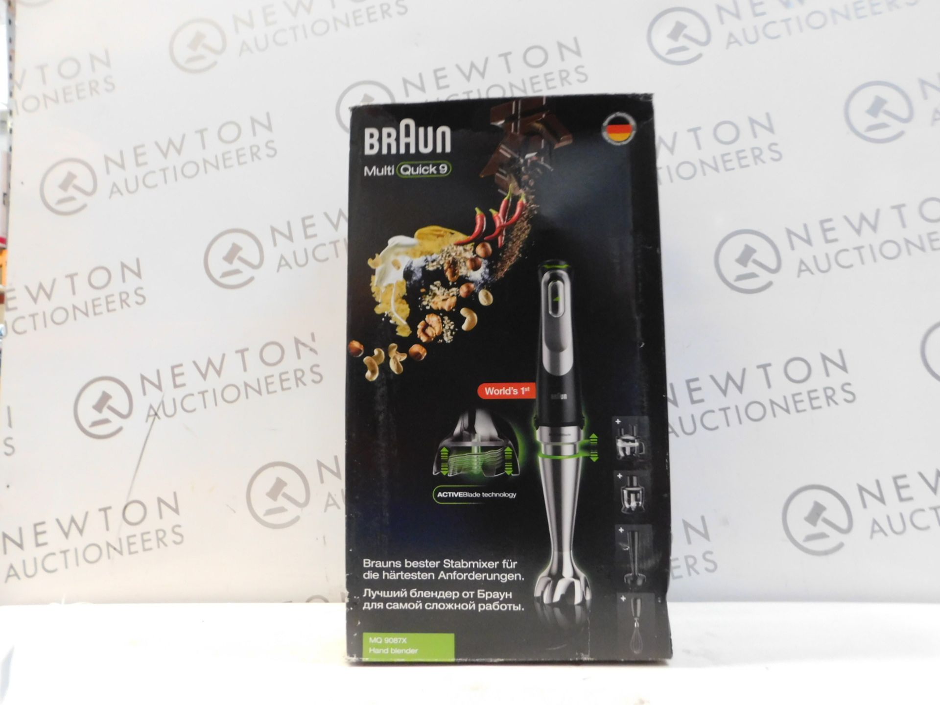 1 BOXED BRAUN MULTI-QUICK 9 MQ9087X HAND BLENDER RRP Â£149.99