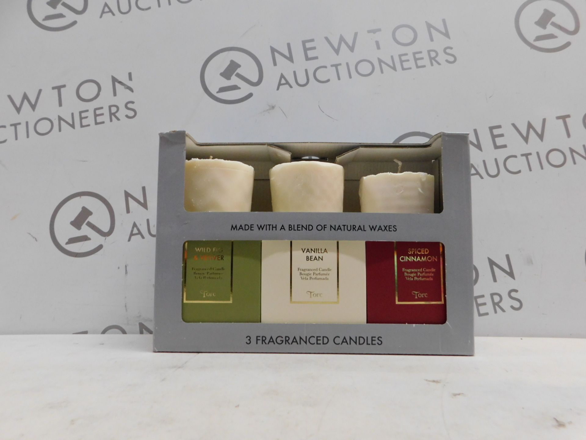 1 BOXED SET OF 3 TORC VARIETY FRAGRANCED CANDLES WITH GIFT BOXES RRP Â£39.99