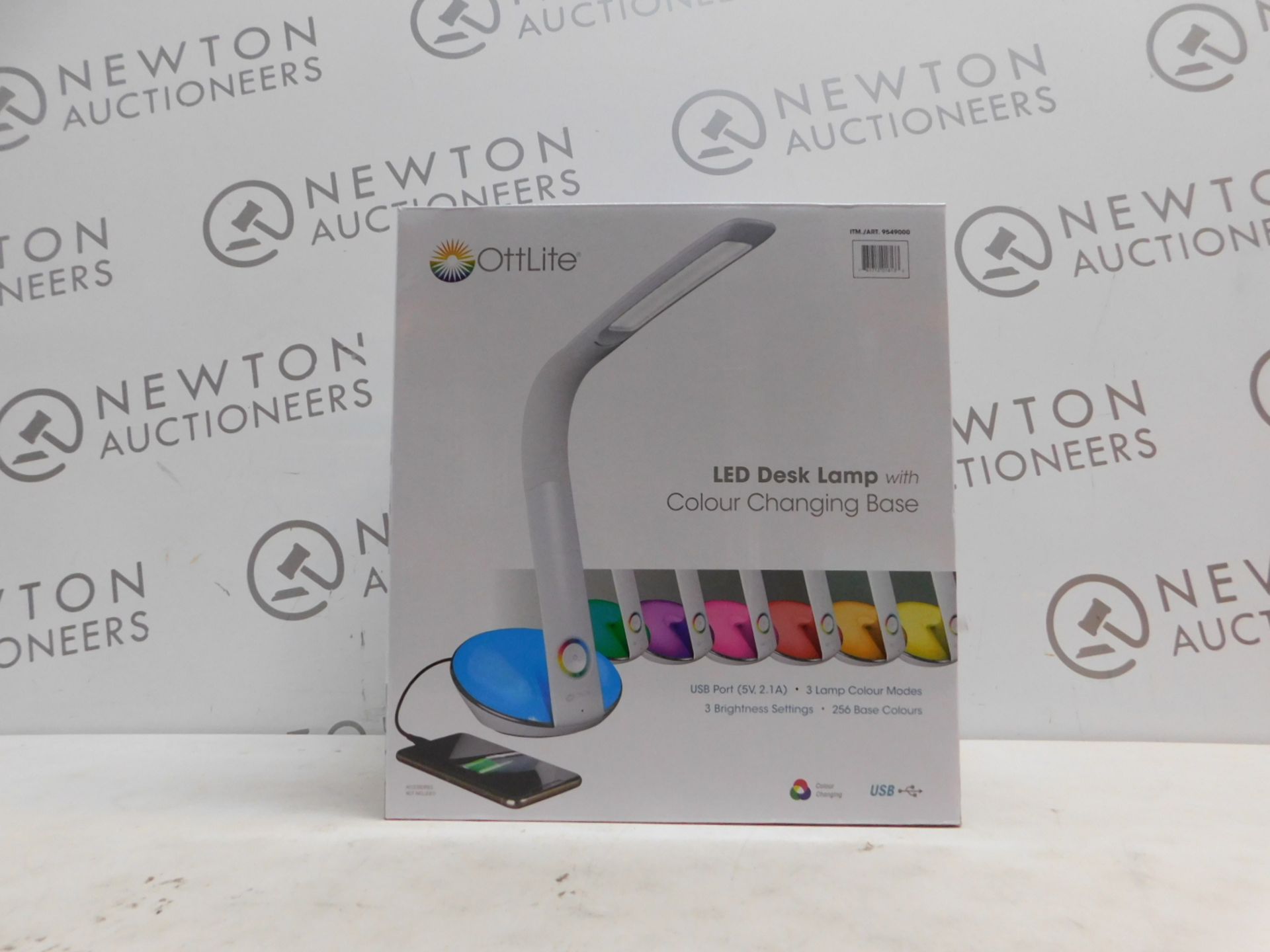 1 BOXED OTTLITE LED DESK LAMP WITH COLOUR CHANGING BASE RRP Â£49.99