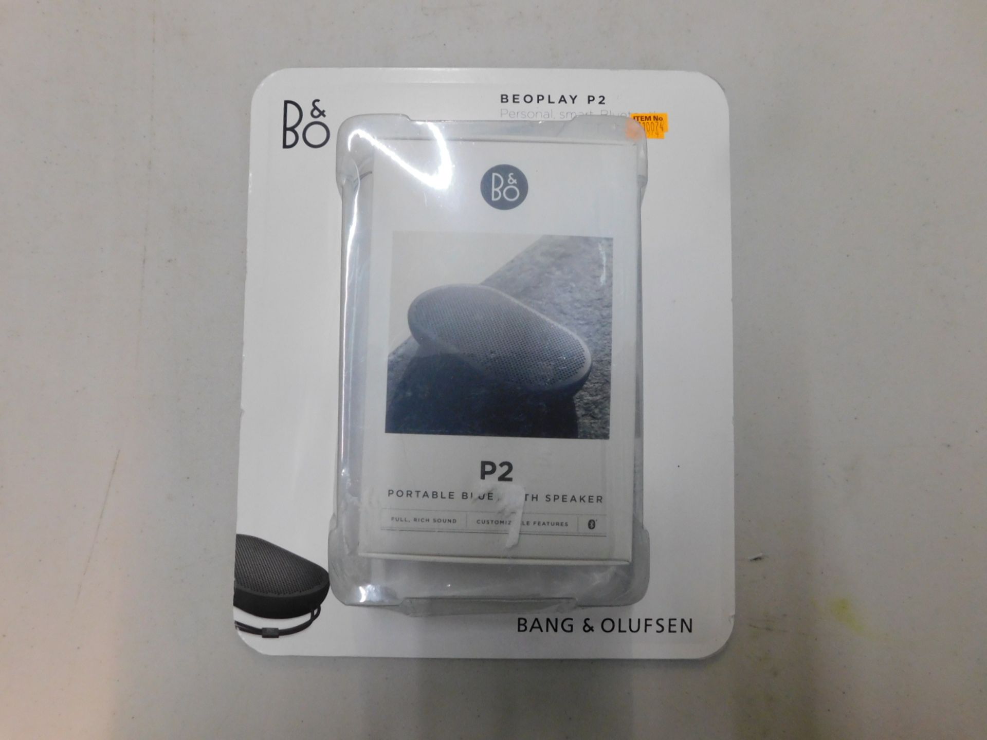 1 PACK OF BANG AND OLUFSEN P2 PORTABLE BLUETOOTH SPEAKER RRP Â£149.99