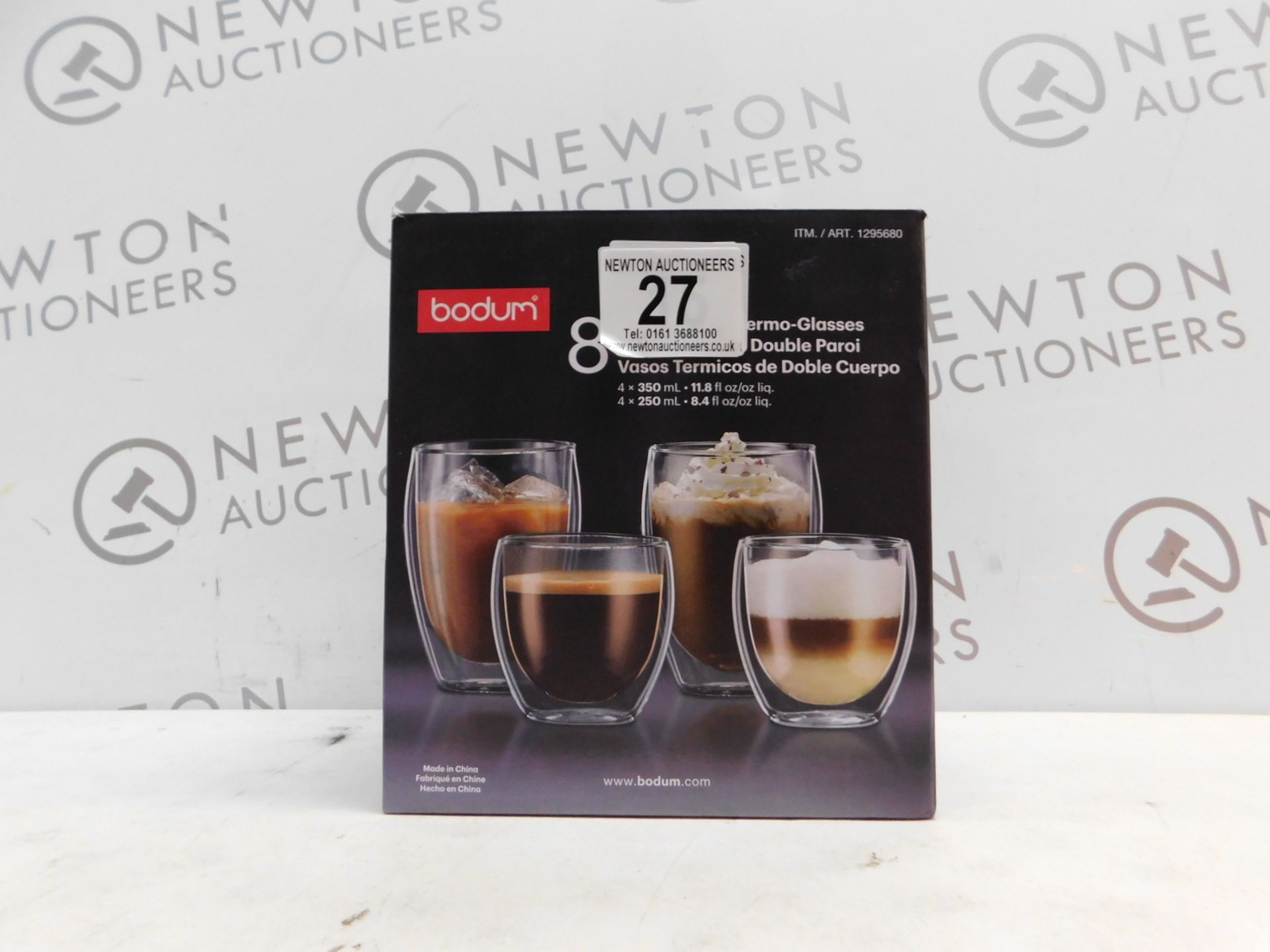 1 BOXED BODUM PAVINA 6PC DOUBLE WALLED THERMO GLASSES RRP Â£79.99