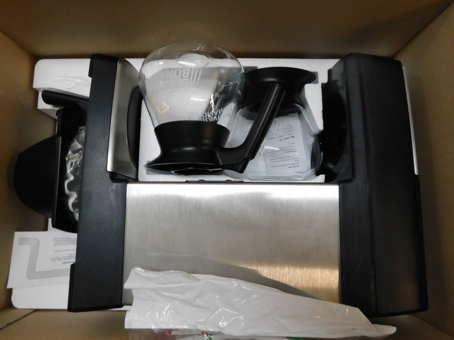 1 BOXED BRAVILOR BONAMAT NOVO 2 COFFE MACHINE RRP Â£249.99