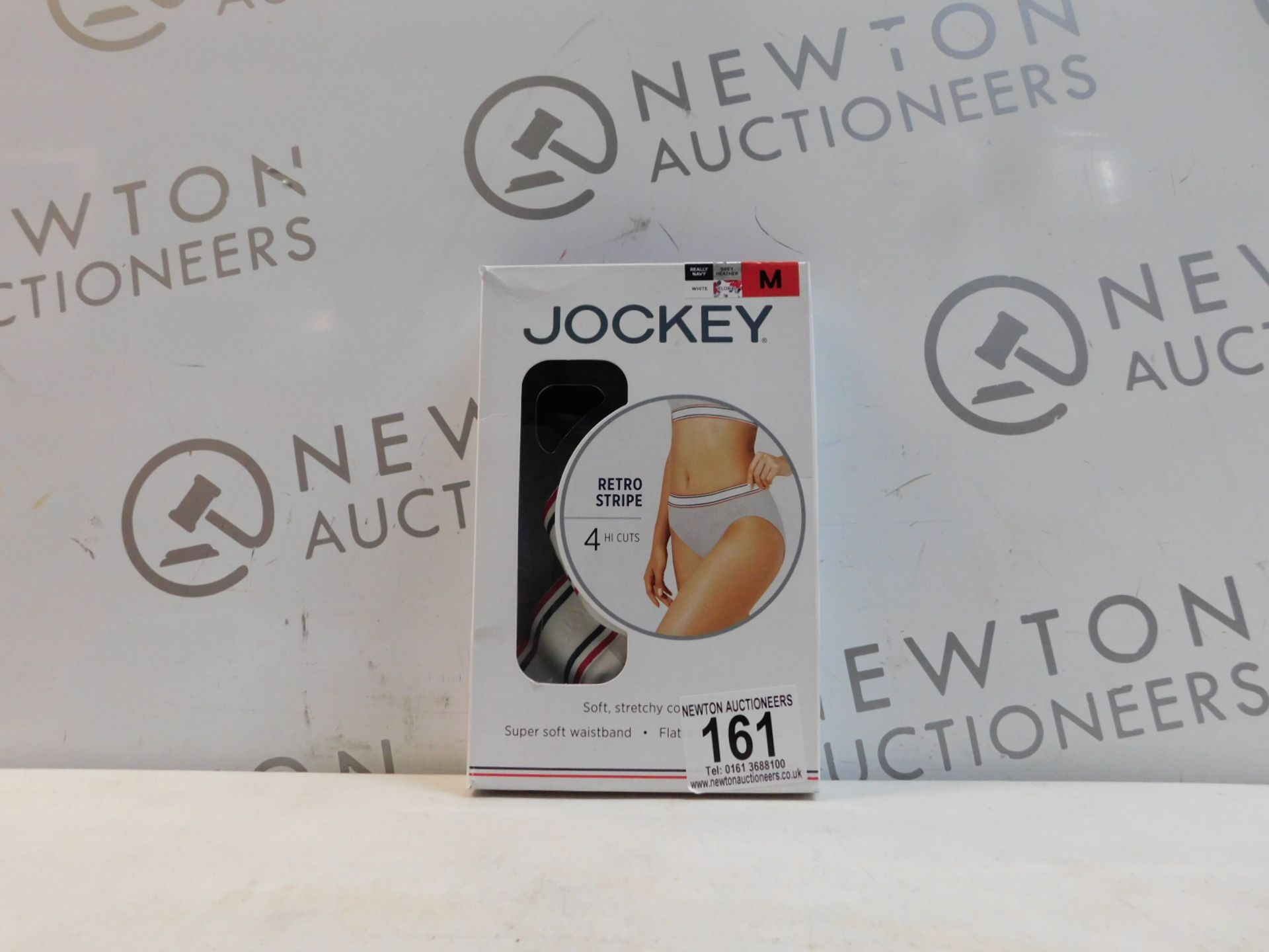 1 BOXED JOCKEY 2PK RETRO STRIPLE SOFT & STRETCHY COTTON BRALETTES SIZE M RRP Â£29.99