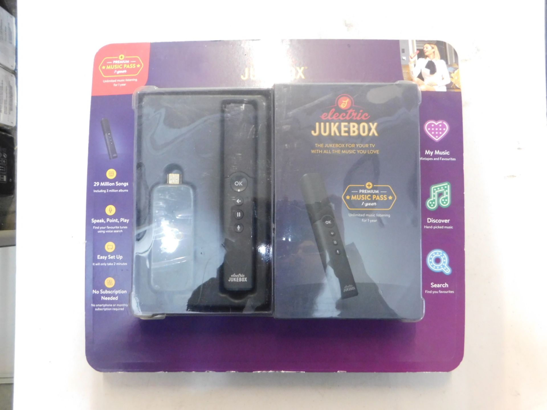 1 PACK OF ELECTRIC JUKEBOX STICK WITH REMOTE CONTROL RRP Â£199