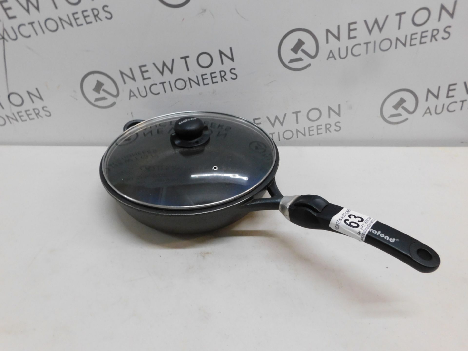 1 CRAFOND INDUCTION 28CM NON STICK FRYING PAN WITH DETACHABLE HANDLE RRP Â£49