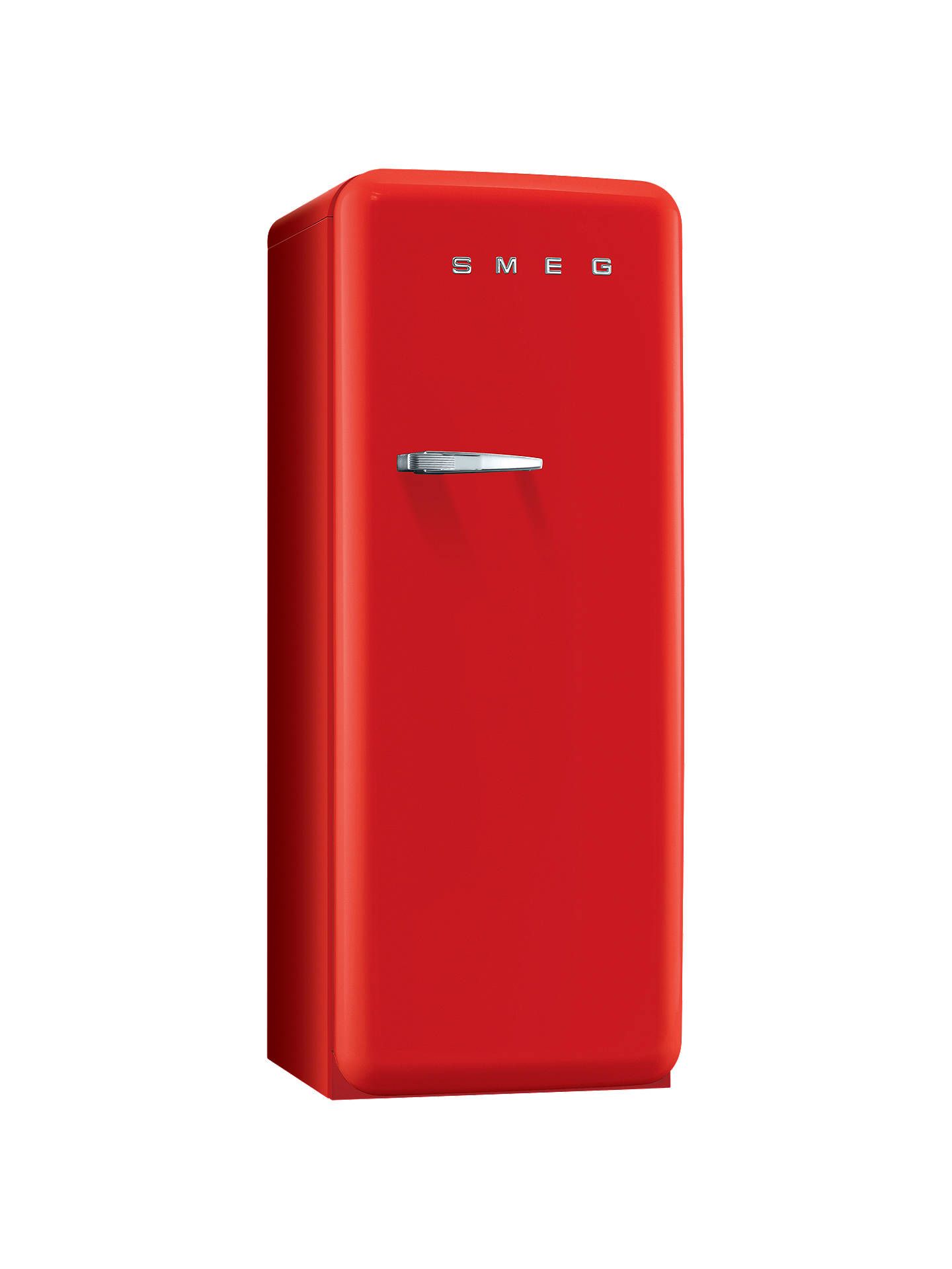 1 SMEG FAB28Q RED RETRO FRIDGE WITH FREEZER COMPARTMENT RRP Â£1199 (POWERS ON, GENERIC IMAGE GUIDE)