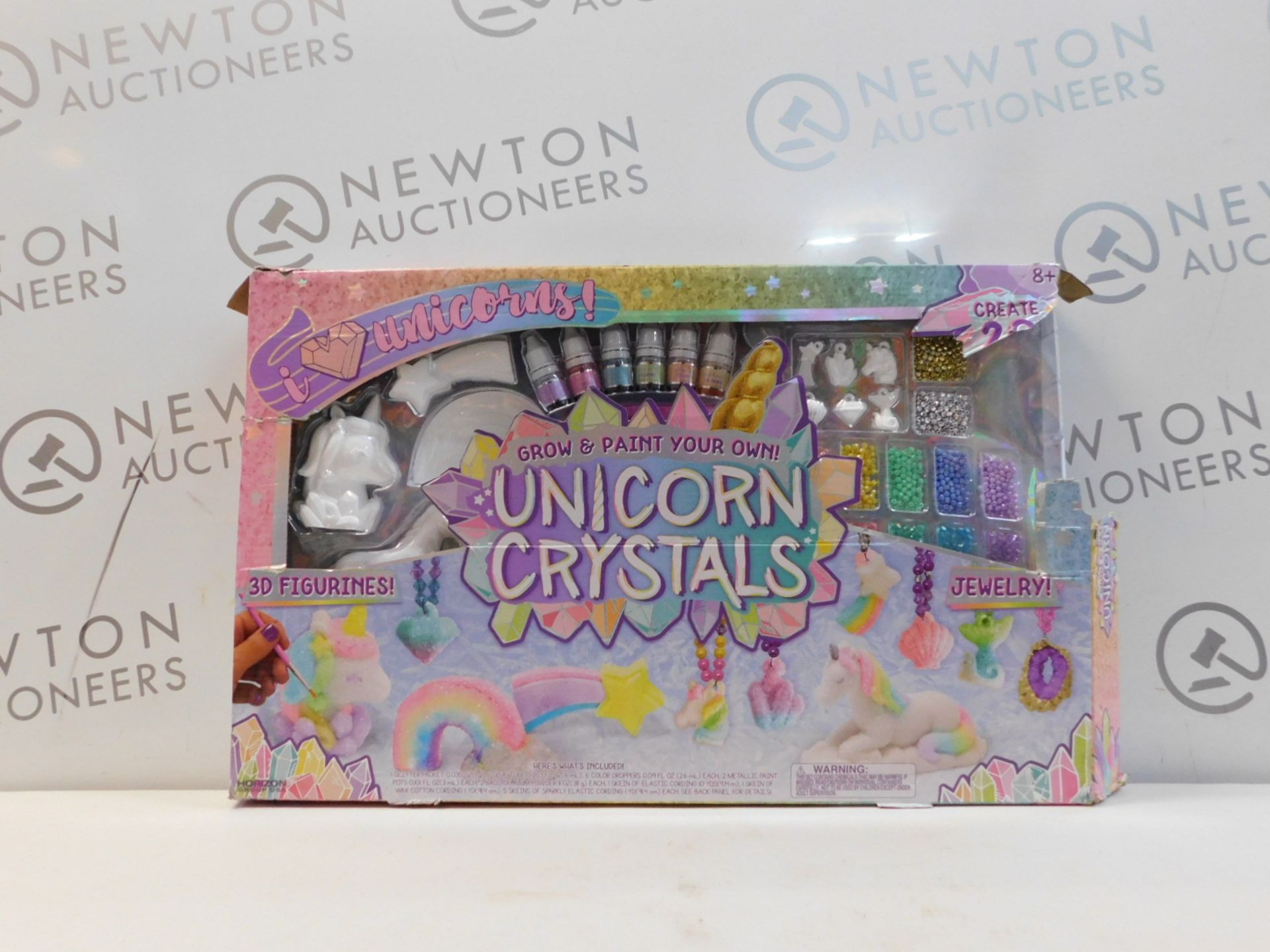 1 BOXED UNICORN CRYSTALS SET WITH 4 FIGURINES RRP Â£29