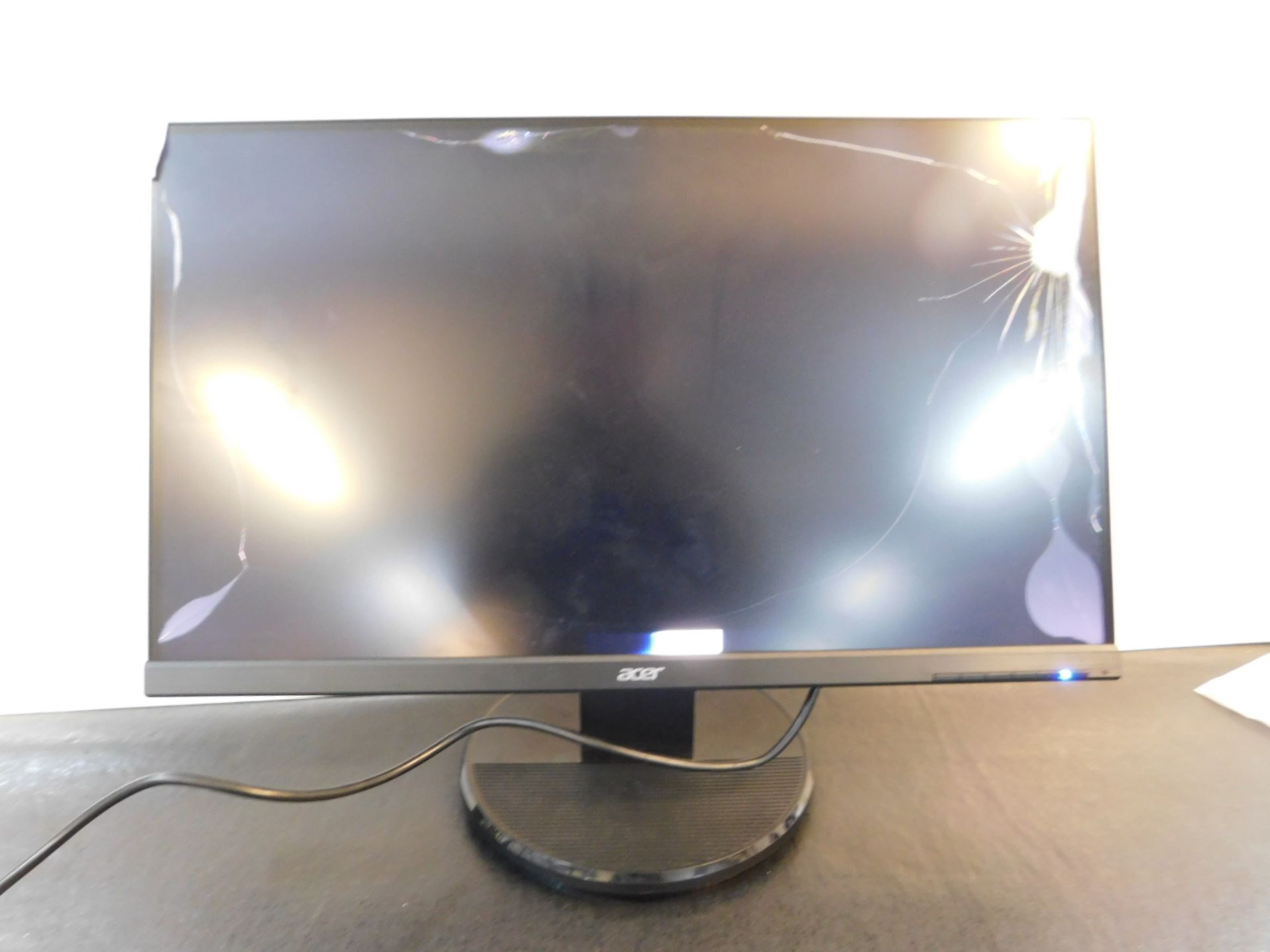 1 ACER 27" K272HL FULL HD MONITOR RRP Â£199 (SMASHED SCREEN)