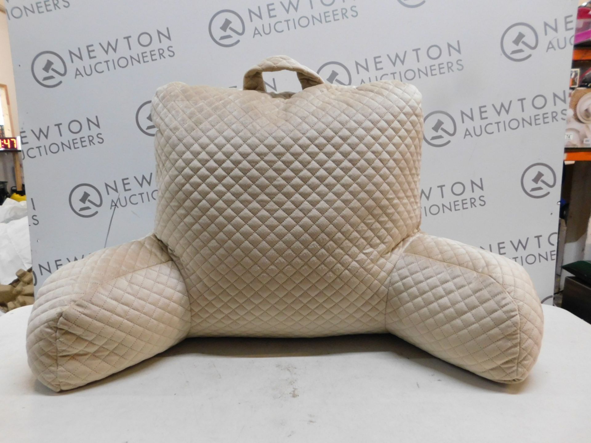 1 ARLEE HOME FASHION LARGE BEIGE BACKREST PILLOW RRP Â£29.99