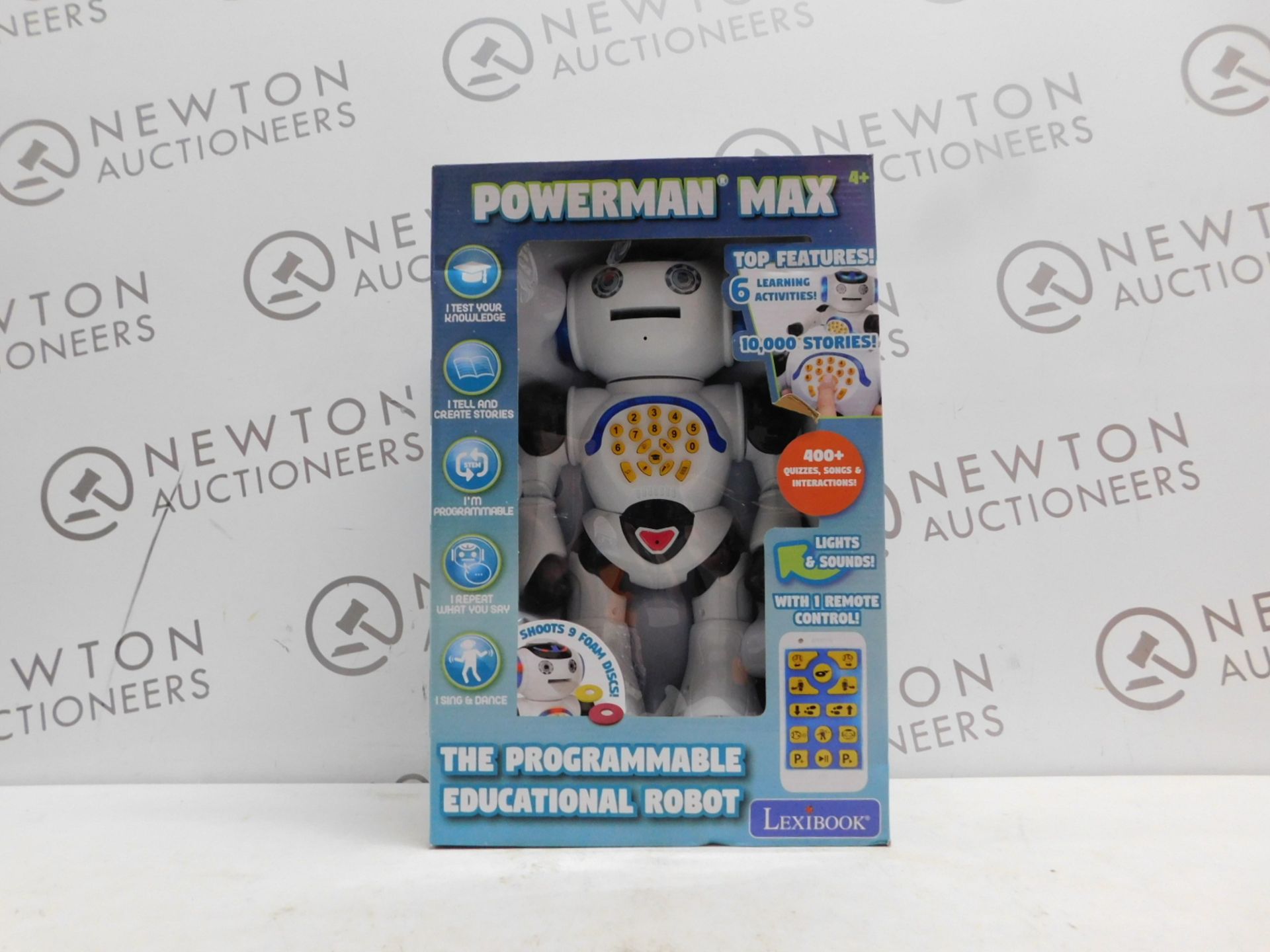 1 BOXED LEXIBOOK POWERMAN EDUCATIONAL REMOTE CONTROL TOY ROBOT RRP Â£49.99