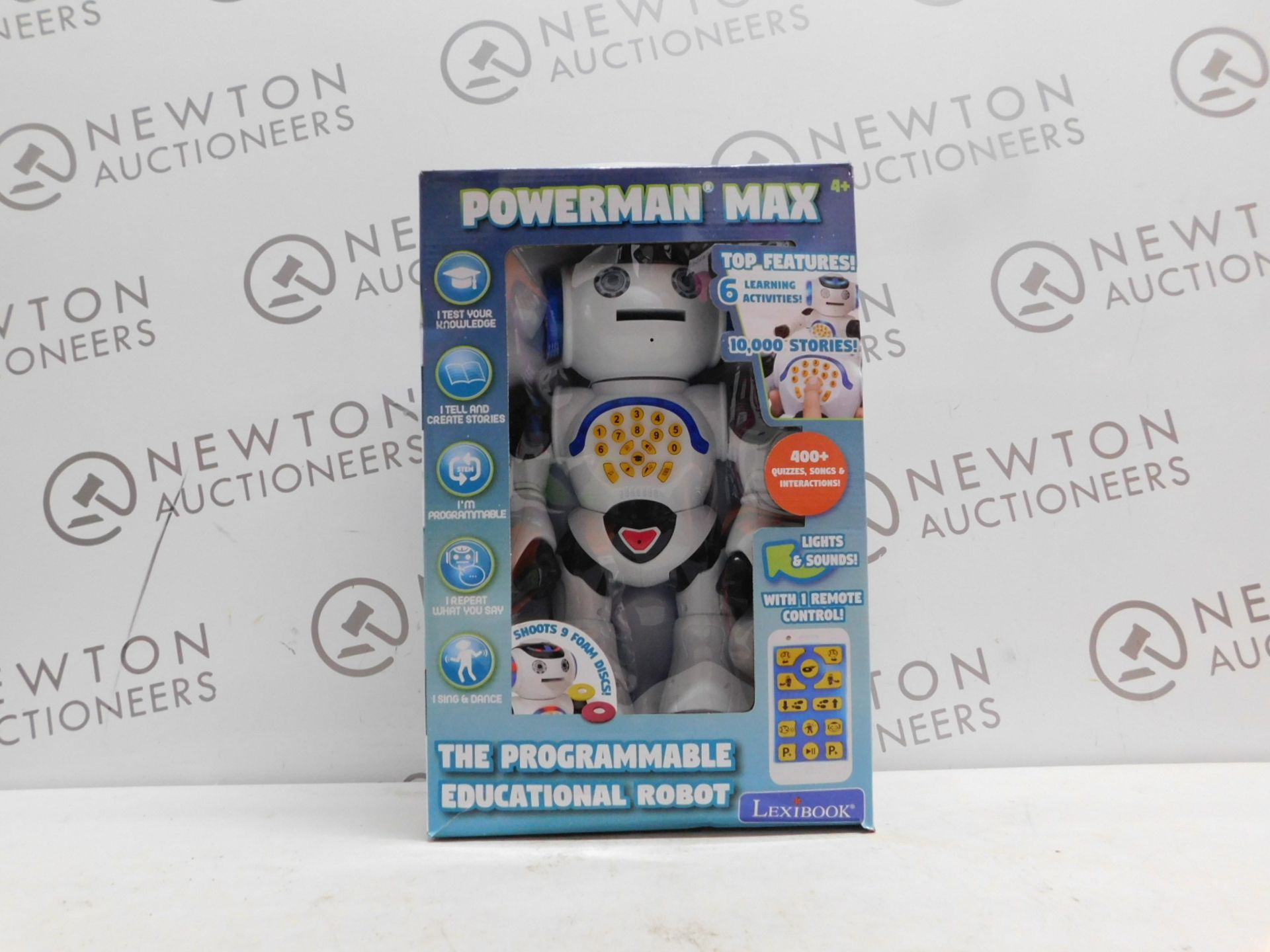 1 BOXED LEXIBOOK POWERMAN EDUCATIONAL REMOTE CONTROL TOY ROBOT RRP Â£49.99