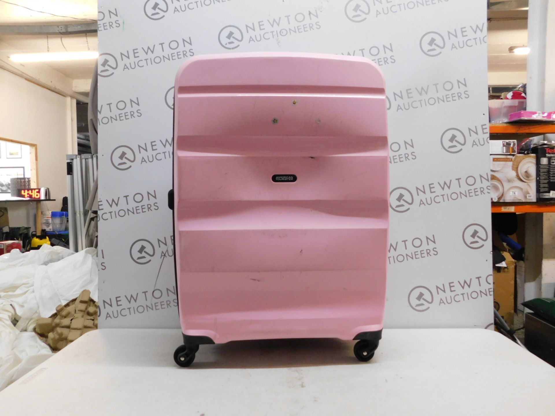 1 AMERICAN TOURISTER BON AIR COTTON CANDY PINK COMBI-LOCK HARDSIDE PROTECTION LUGGAGE CASE RRP Â£