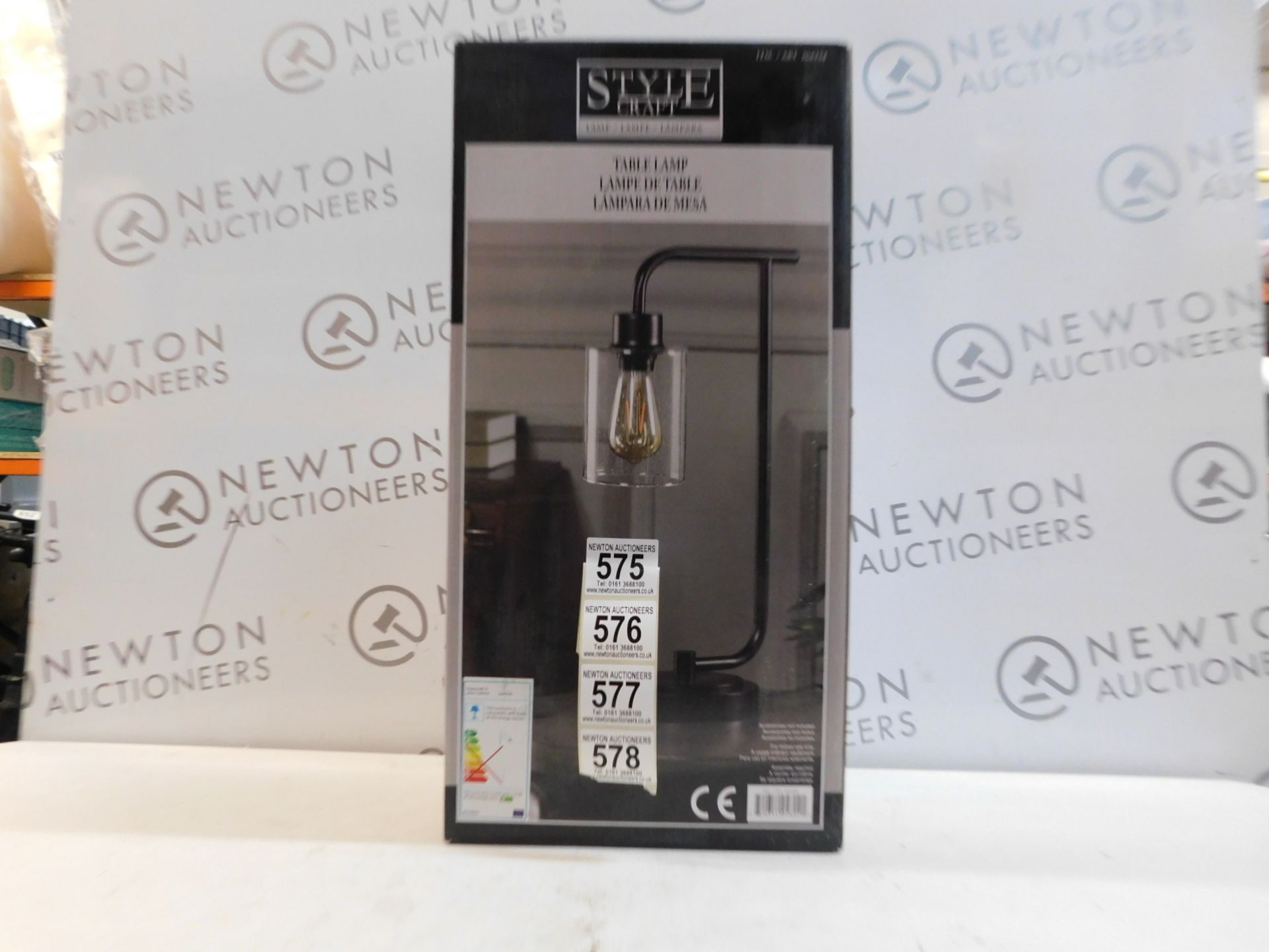 1 BRAND NEW BOXED STYLECRAFT TOUCH LUCAS TABLE LAMP RRP Â£49.99