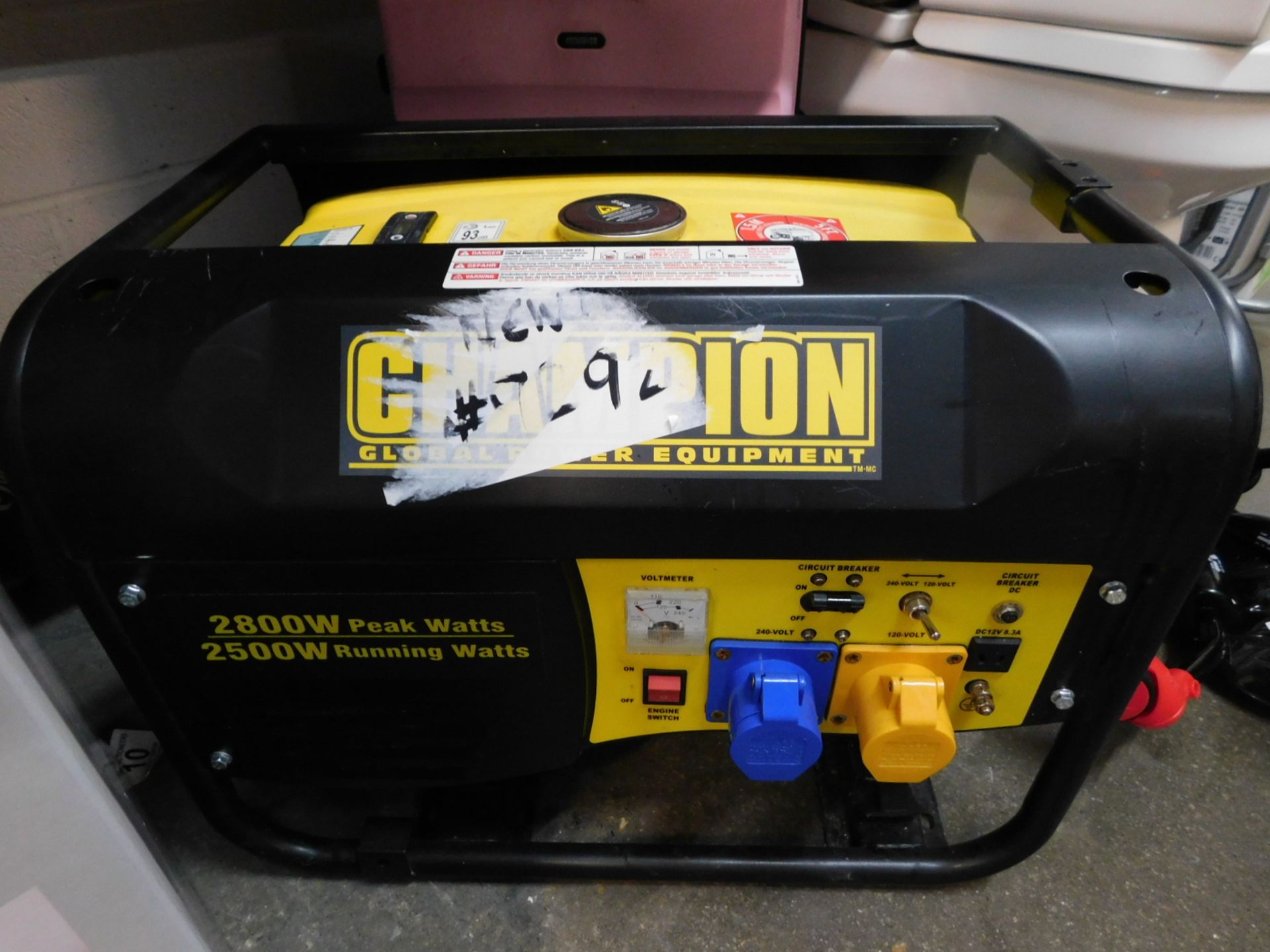 1 CHAMPION 196CC CPG3500 50HZ 120/240V PETROL GENERATOR RRP Â£349.99