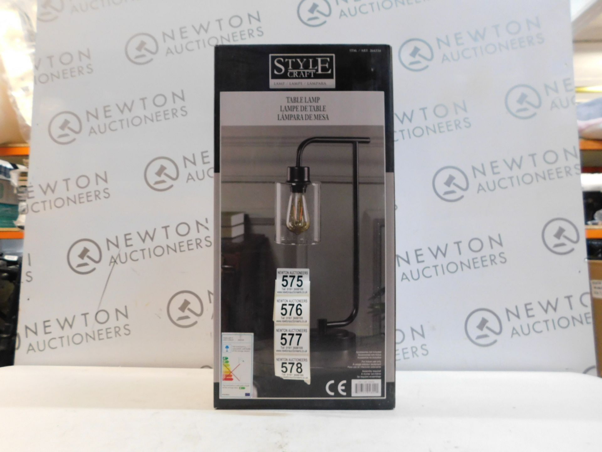 1 BRAND NEW BOXED STYLECRAFT TOUCH LUCAS TABLE LAMP RRP Â£49.99