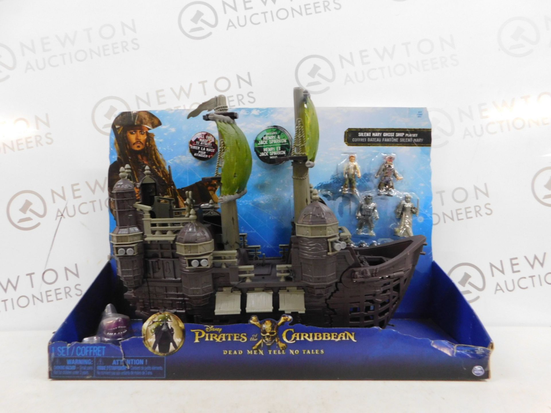 1 BRAND BOXED NEW PIRATES OF THE CARIBBEAN SILENT MARY GHOST SHIP PLAY SET RRP Â£49.99