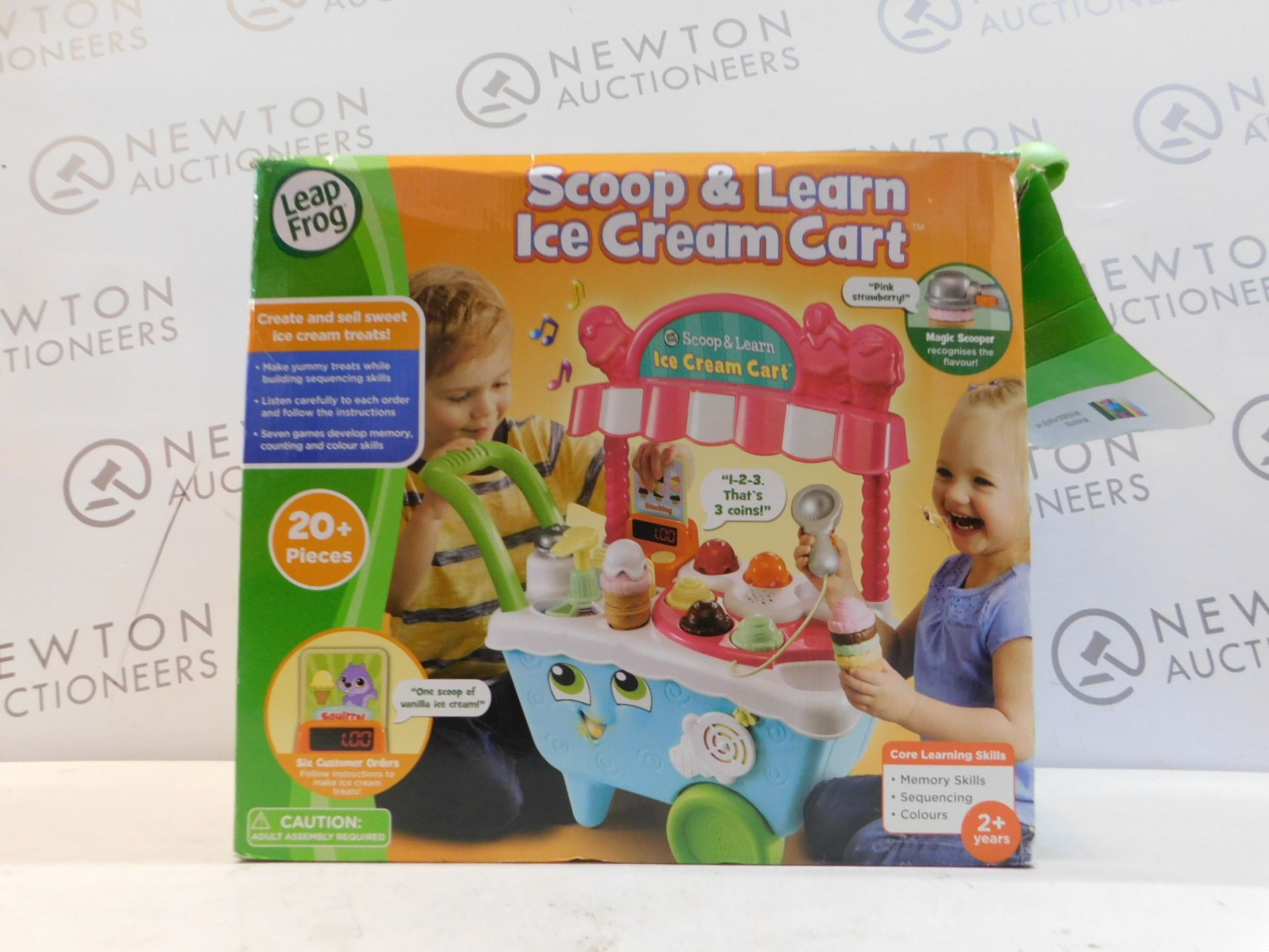 1 BOXED LEAP FROG SCOOP AND LEARN ICE CREAM CART RRP Â£44.99