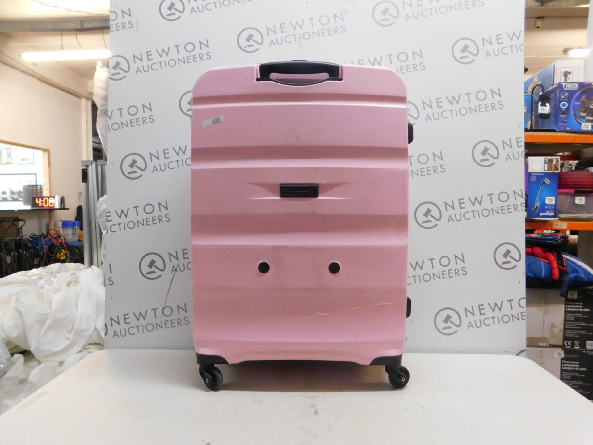 1 AMERICAN TOURISTER BON AIR COTTON CANDY PINK COMBI-LOCK HARDSIDE PROTECTION LUGGAGE CASE RRP Â£