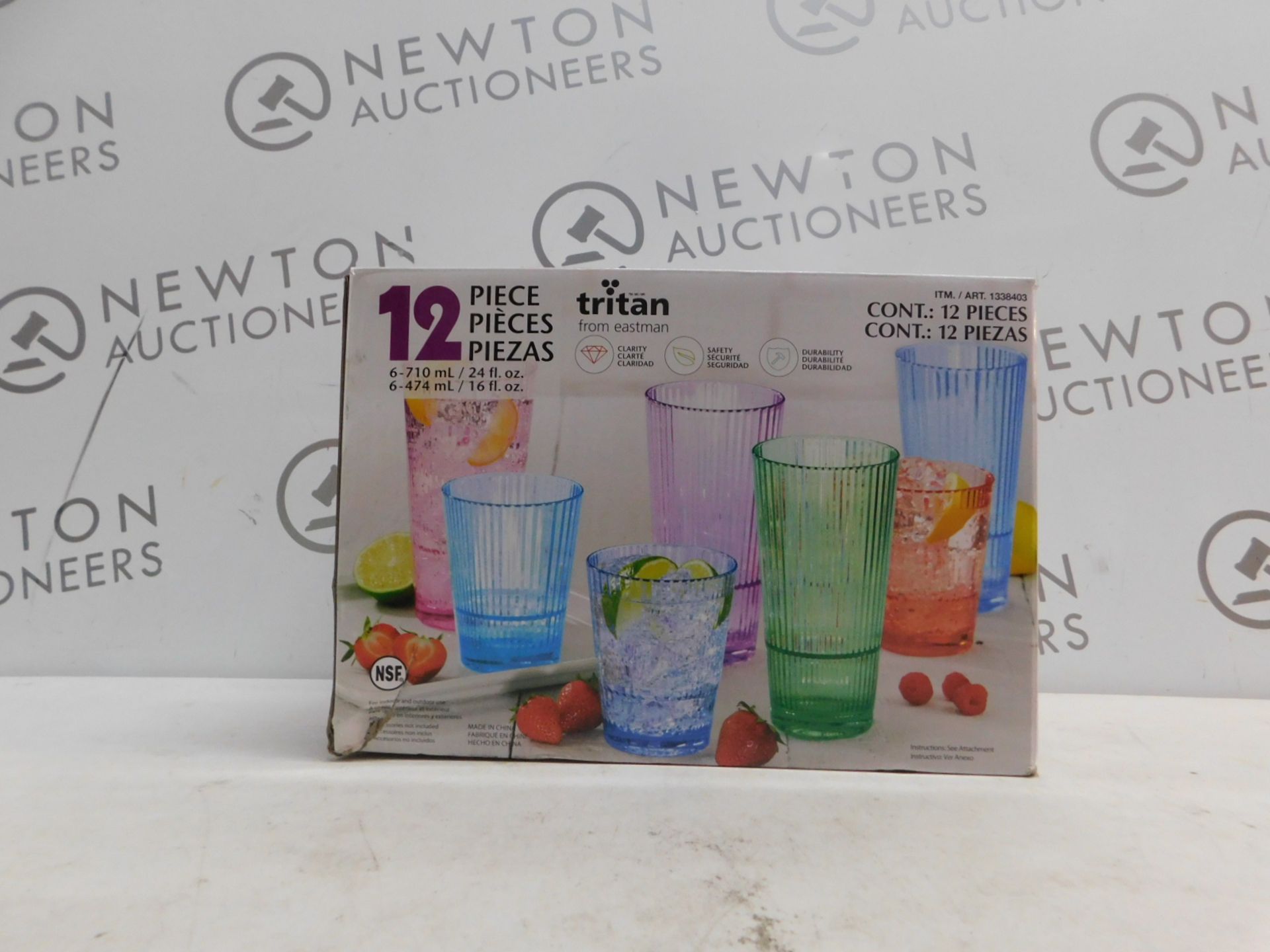 1 BOXED TRITAN OMBRE ACRYLIC 6 IN BOX DRINKWARE SET RRP Â£29.99